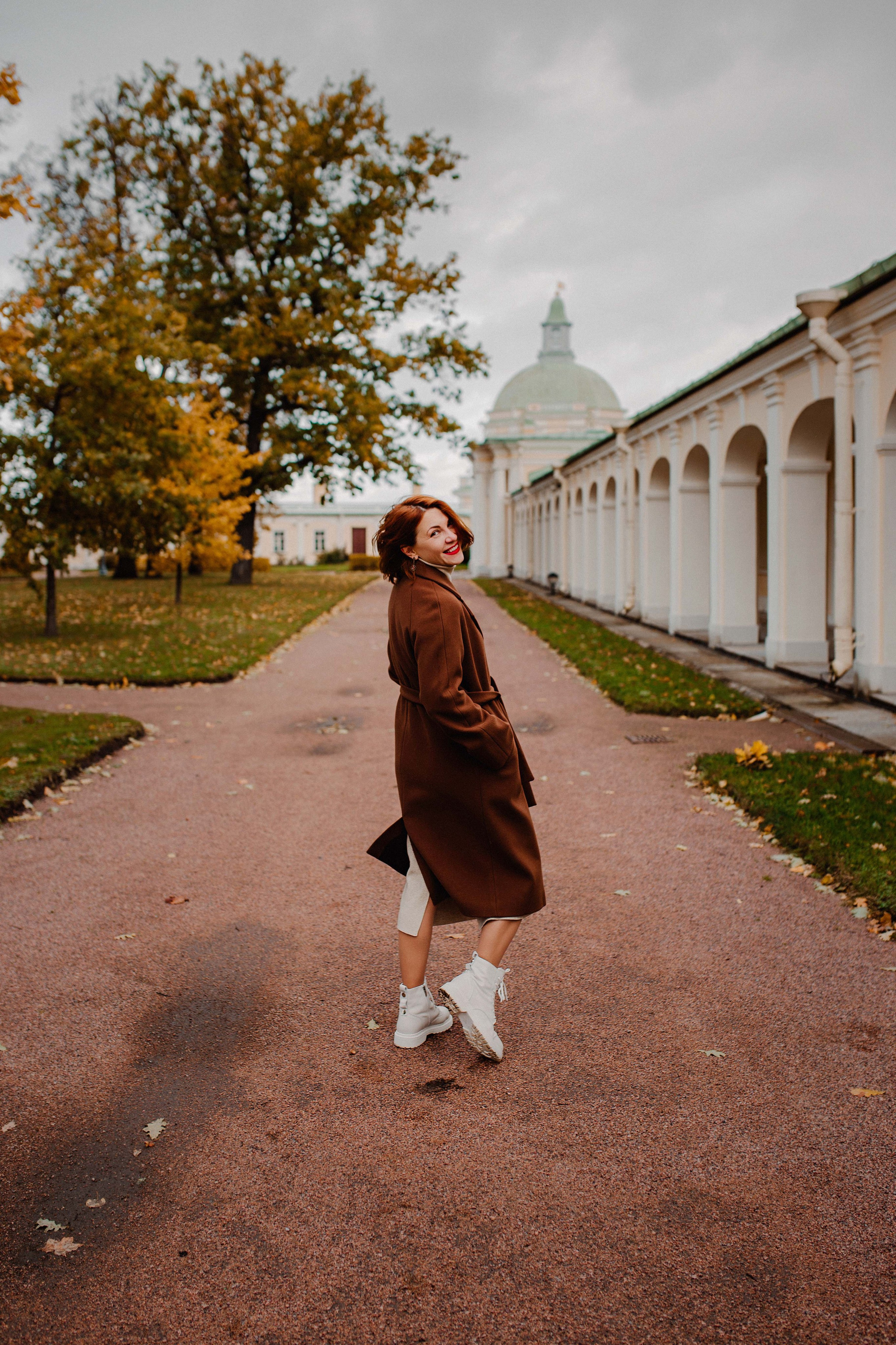 Прогулка в осеннем парке Ораниенбаум. Семейный и индивидуальный фотограф в Санкт-Петербурге Маргарита Щипкова