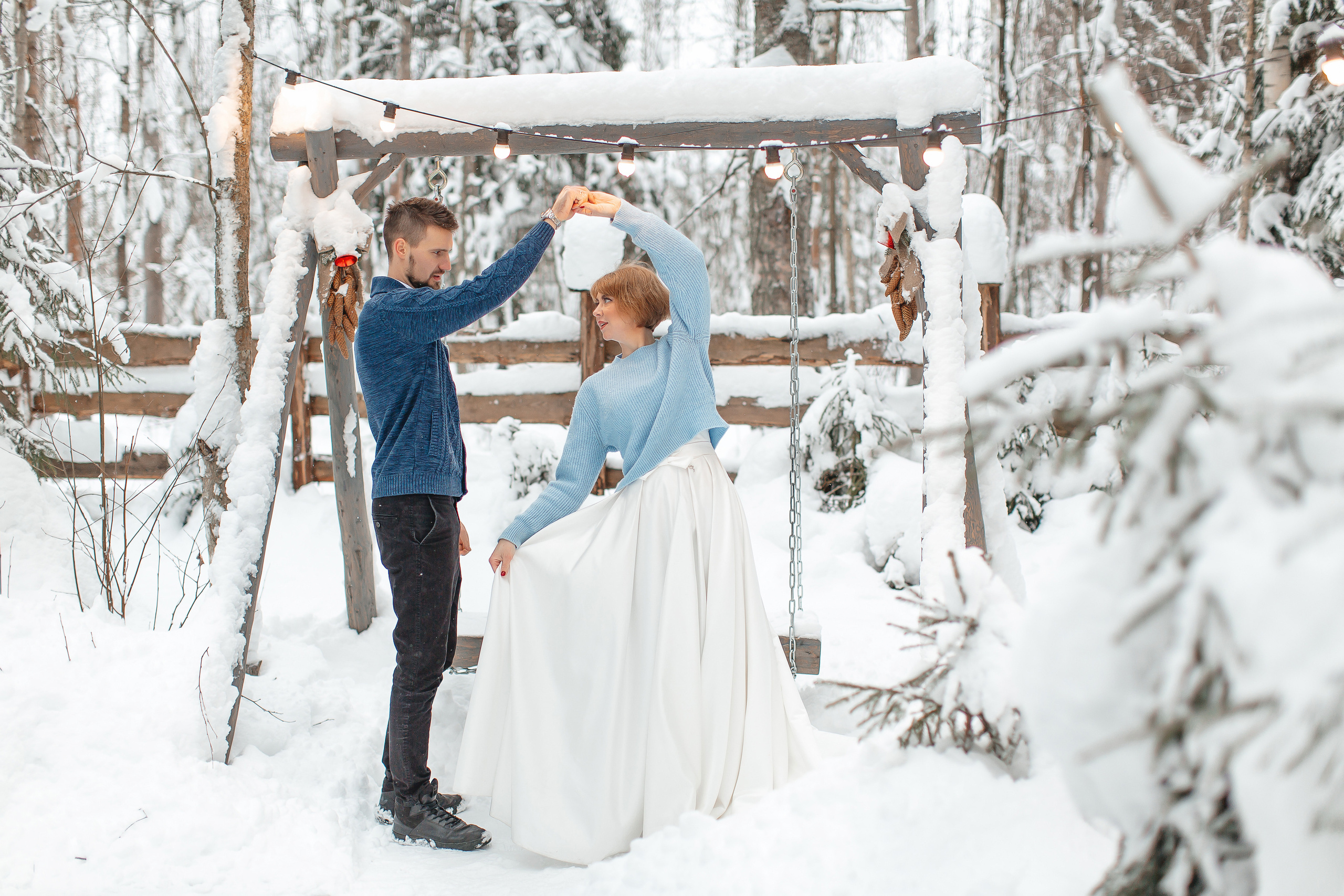 Зимняя свадьба. Свадебный фотограф Ярославль Ирина Волоцкая