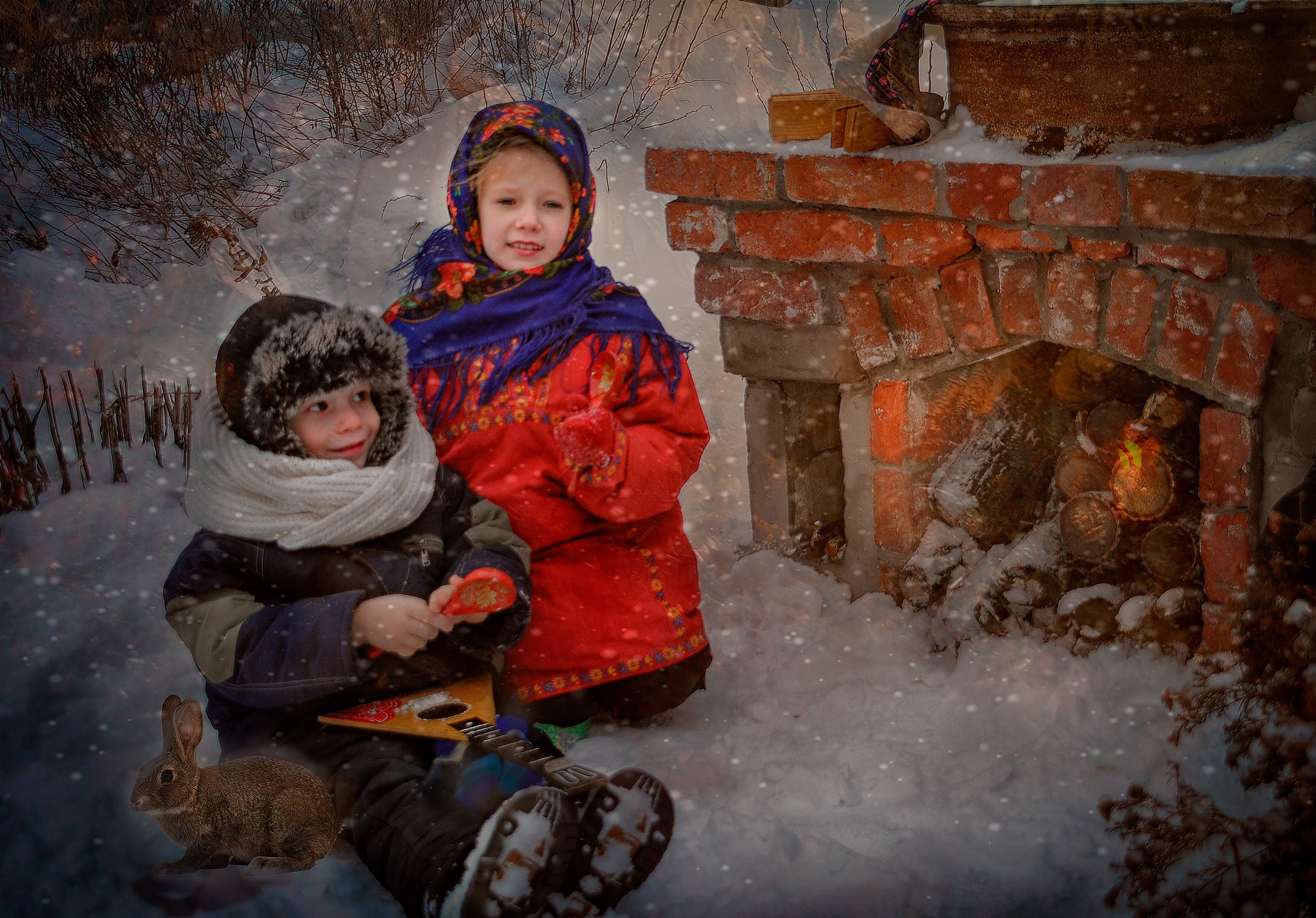 Зимние открытки. Семейный и детский фотограф в Ярославле, Максимова Светлана