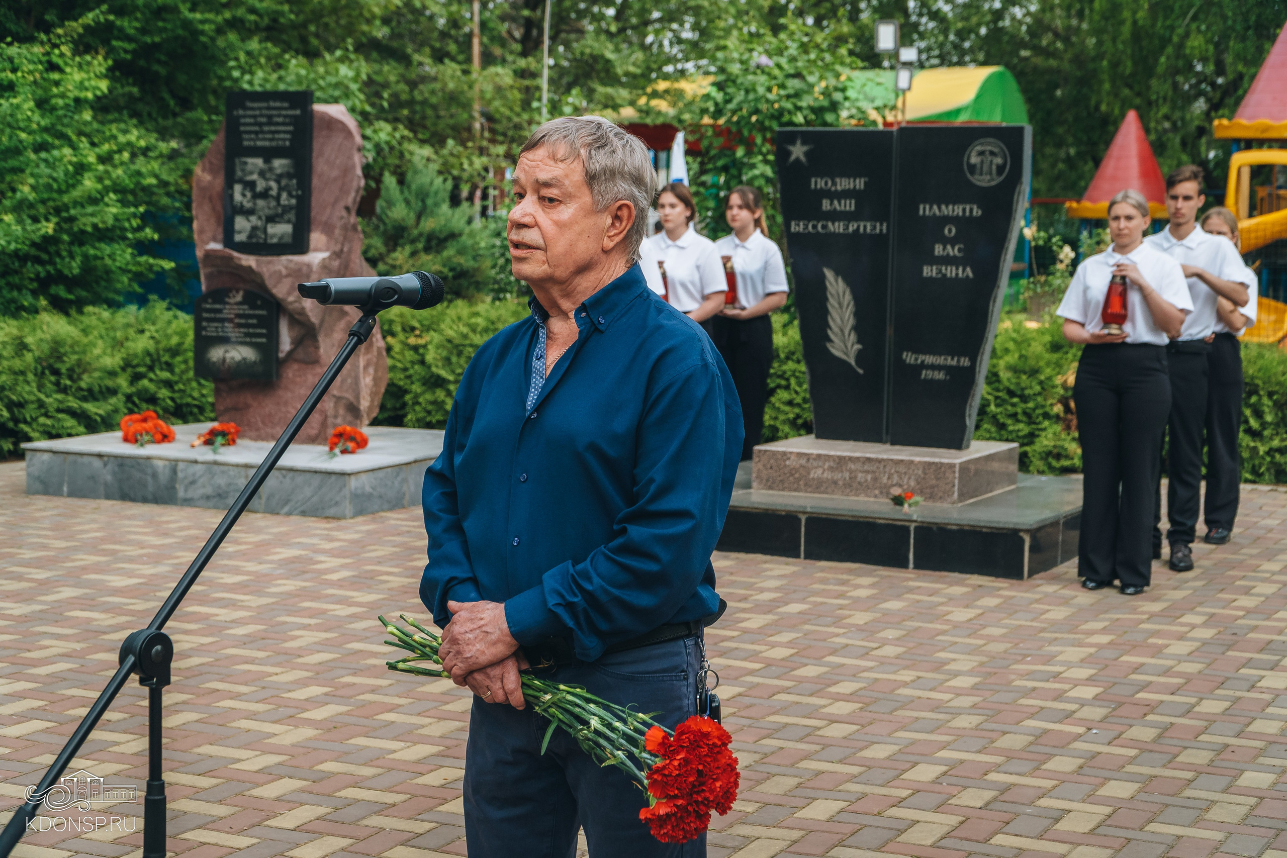 Память о Чернобыле. Новотитаровский Дом культуры