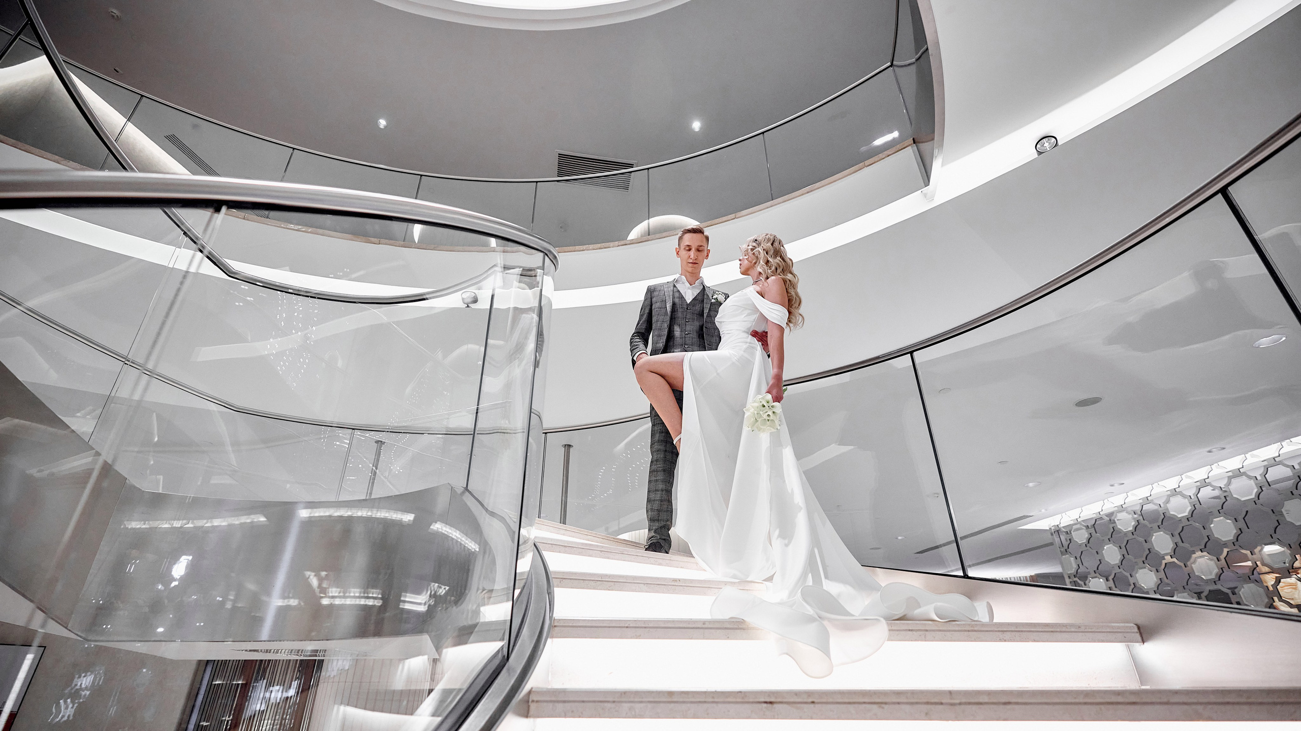 Свадебняа Фотосессия Николая и Анастасии в Кусково