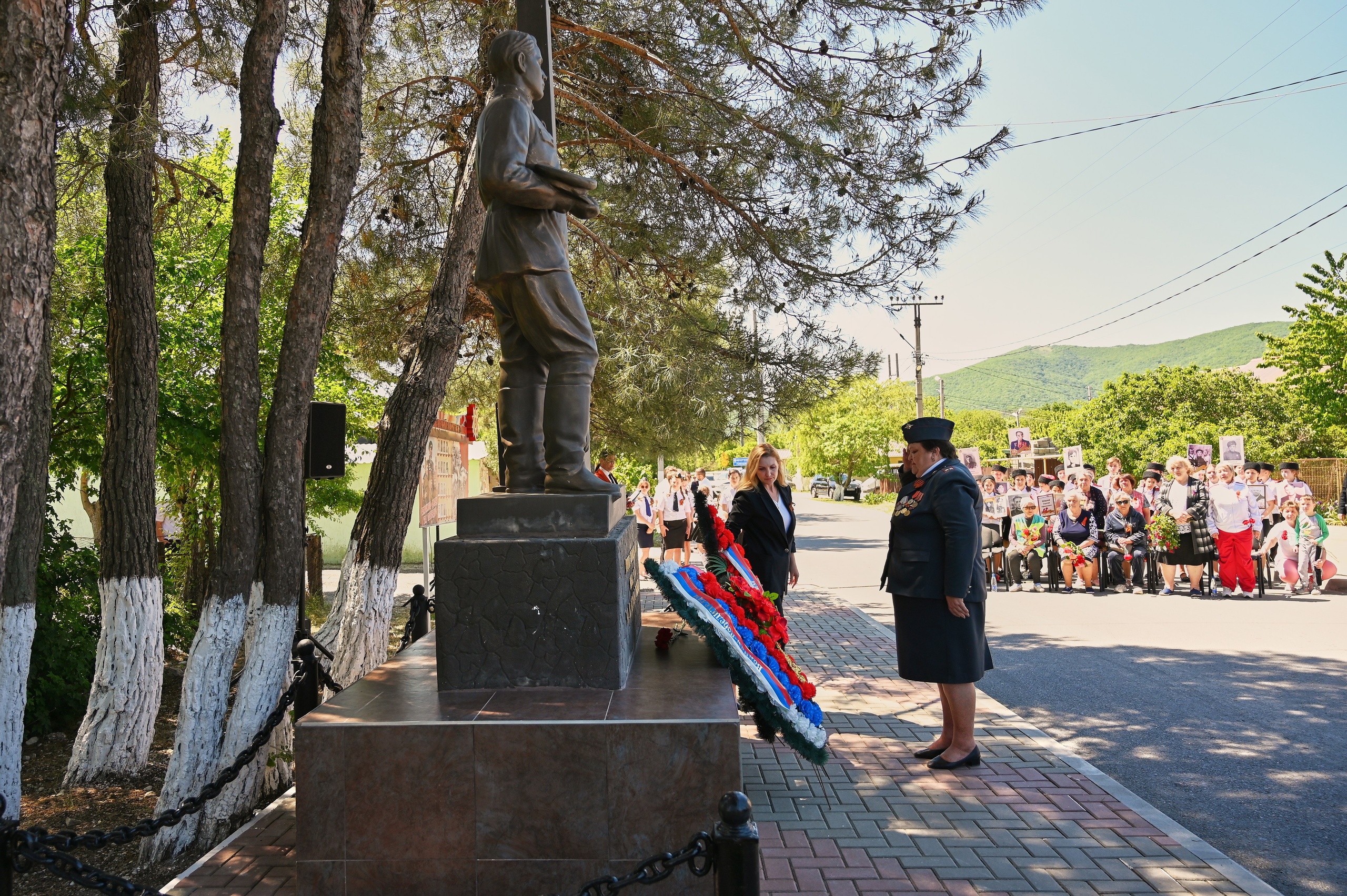 Митинг в с. Виноградное. Жизнь курорта Кабардинка в фотографиях