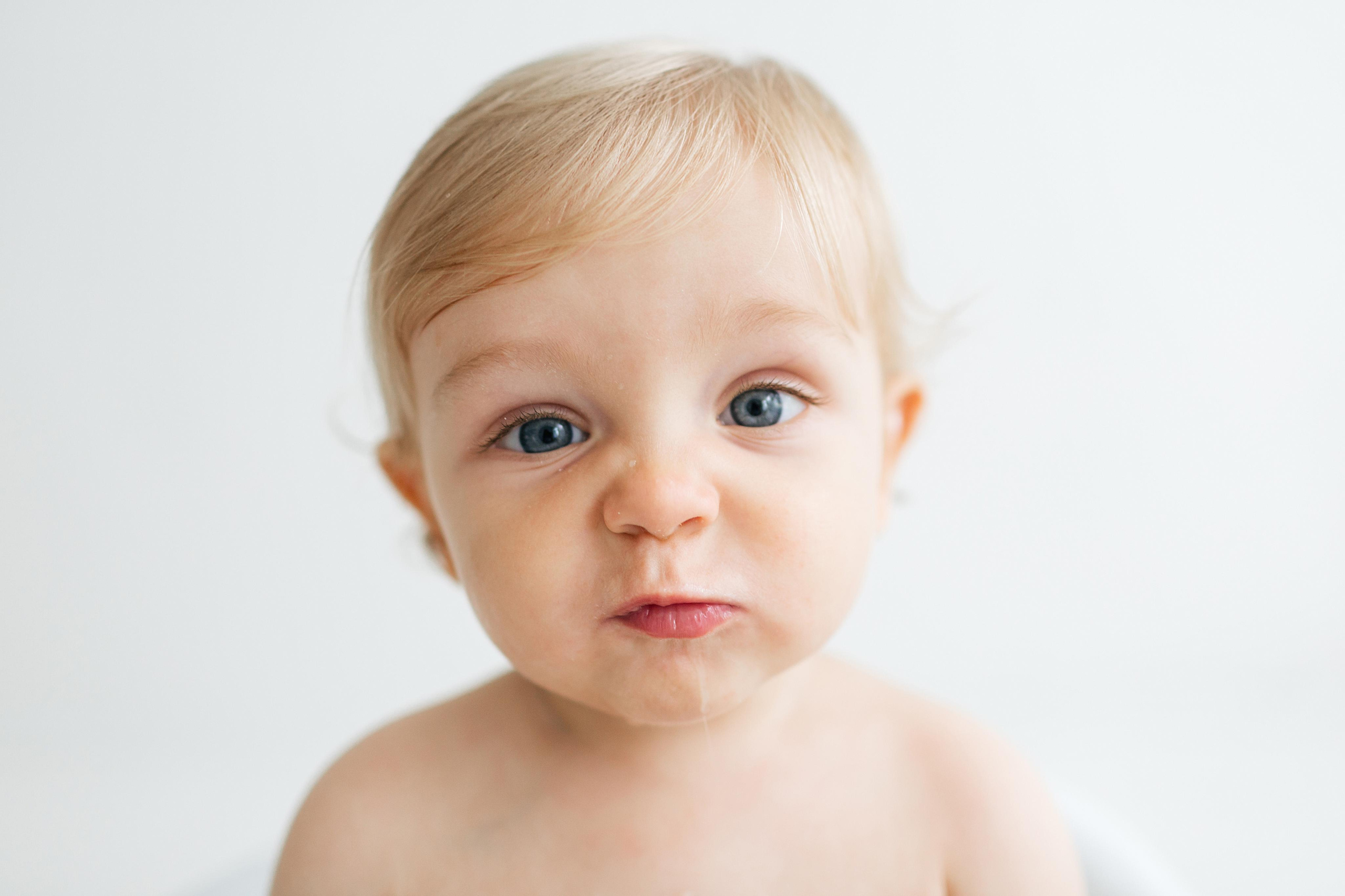 Фотосессия на первый день рождения