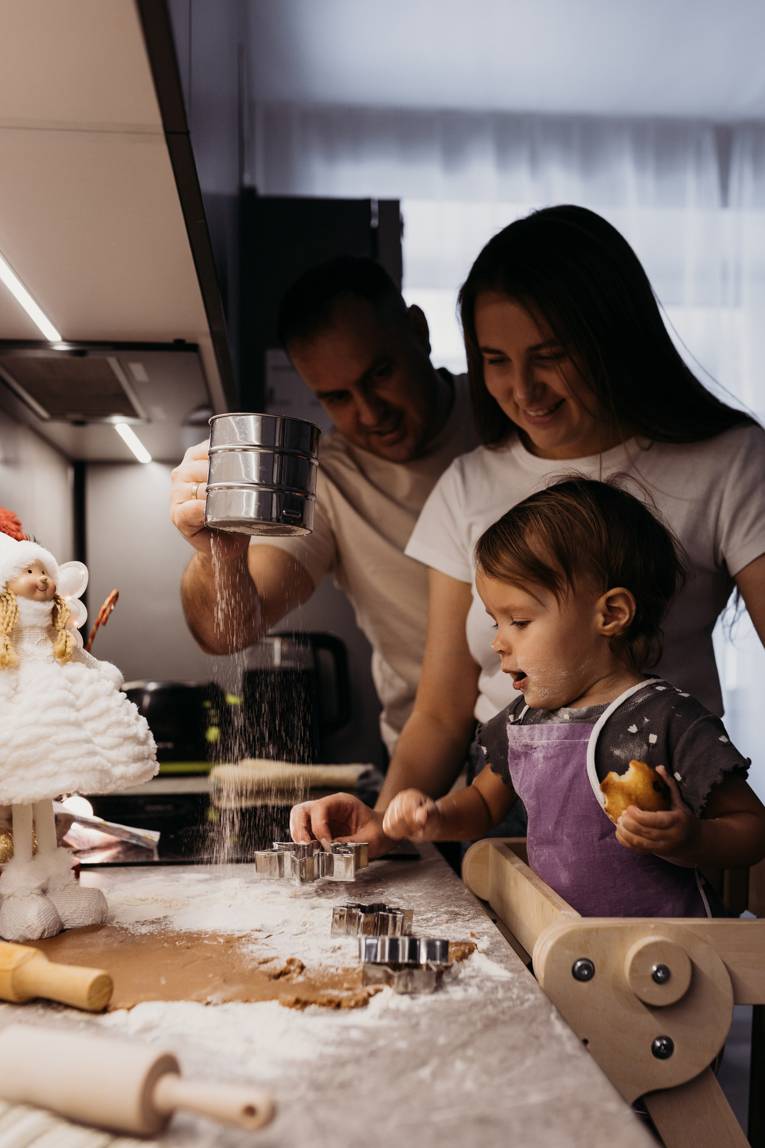 Домашняя новогодняя фотосессия. Фотограф новорожденных в г. Барнаул Ренпенинг Катерина