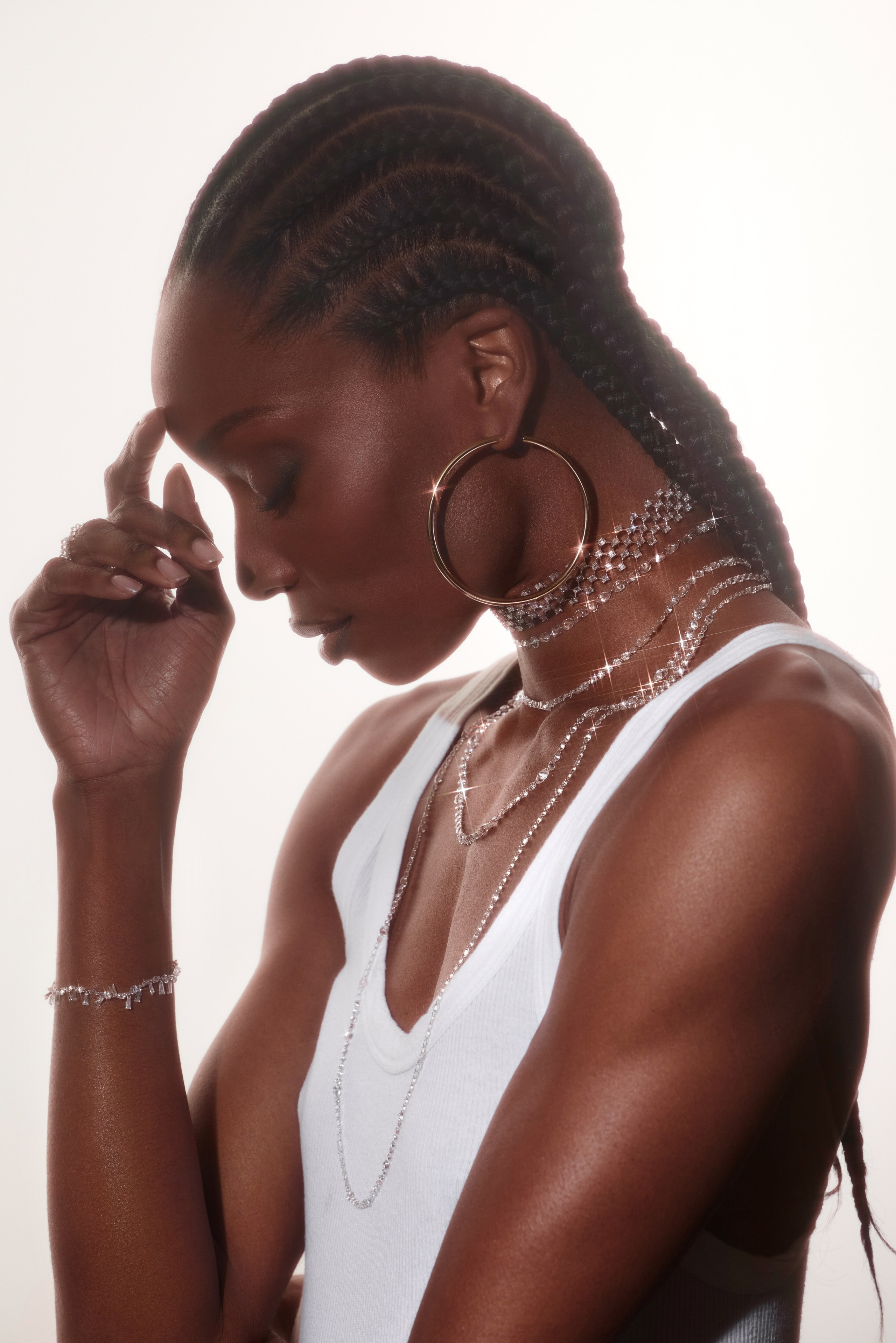 Beauty & Jewelry Luxury Campaign. Retoucher Olga Bogdanova