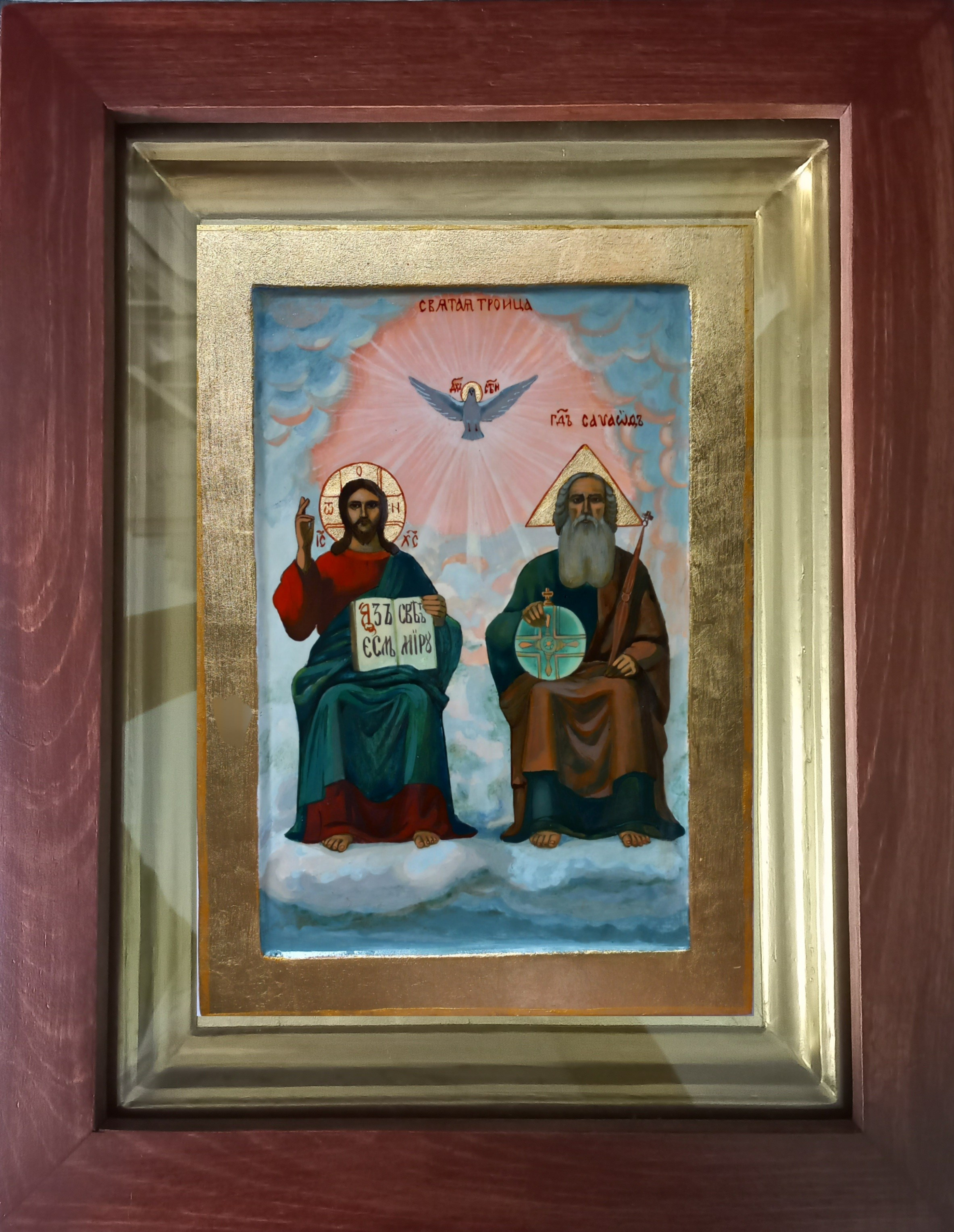 Икона Троица братьев Васнецовых, купить в Кисловодске, Ессентуках, Пятигорске, Минеральных водах, Невинномысске, Ставрополе, Георгиевске, Зеленокумске, Армавире, Осетии, Ростове-на-Дону, Краснодаре, Воронеже, Москве, Санкт-Петербурге, Московской области, Норильске, Архангельске.