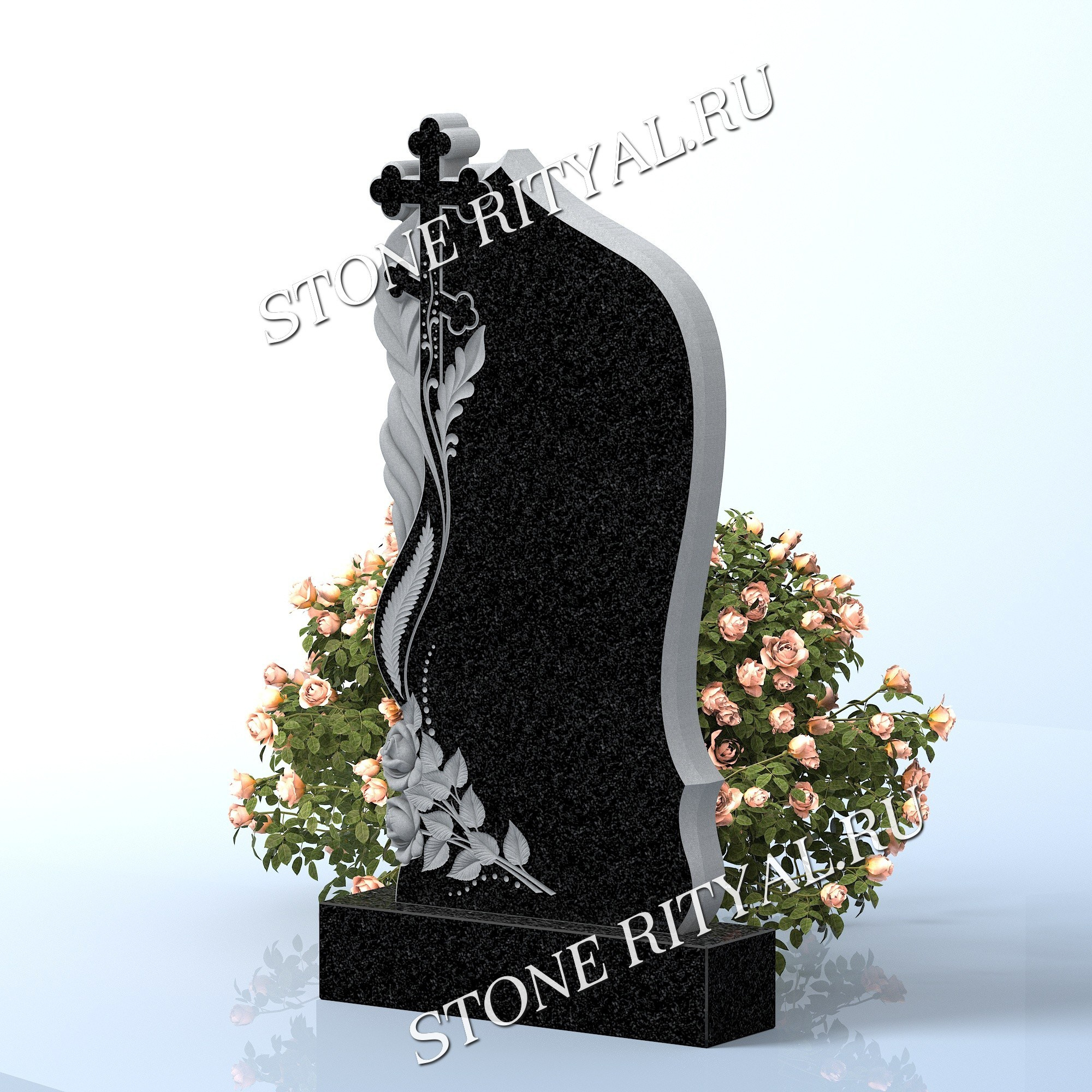 Вертикальные памятники фигурные. Изготовление и установка памятников в Москве и МО