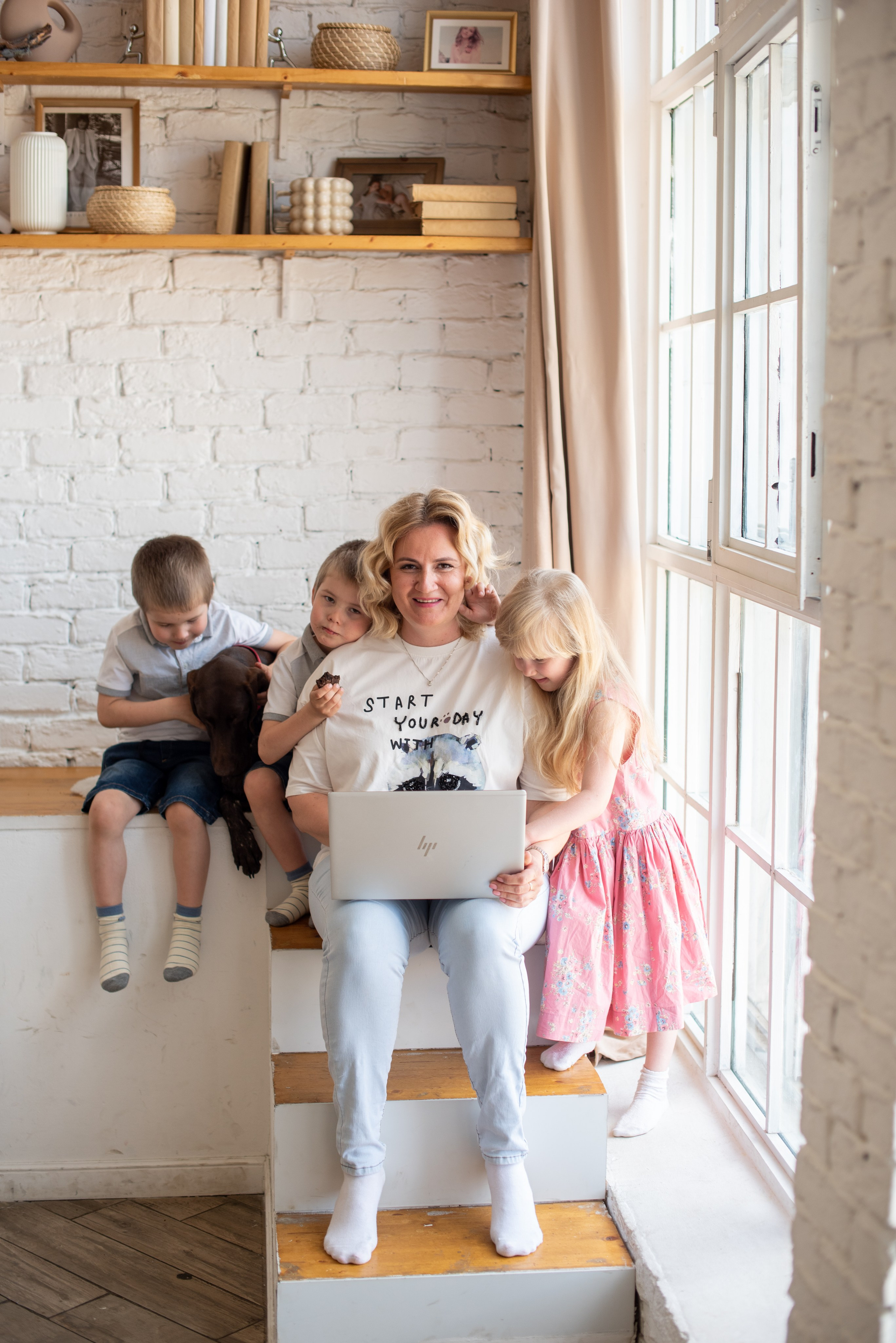 Наталья и ее большая семья. Семейный и свадебный фотограф в Москве Пугачева Ольга