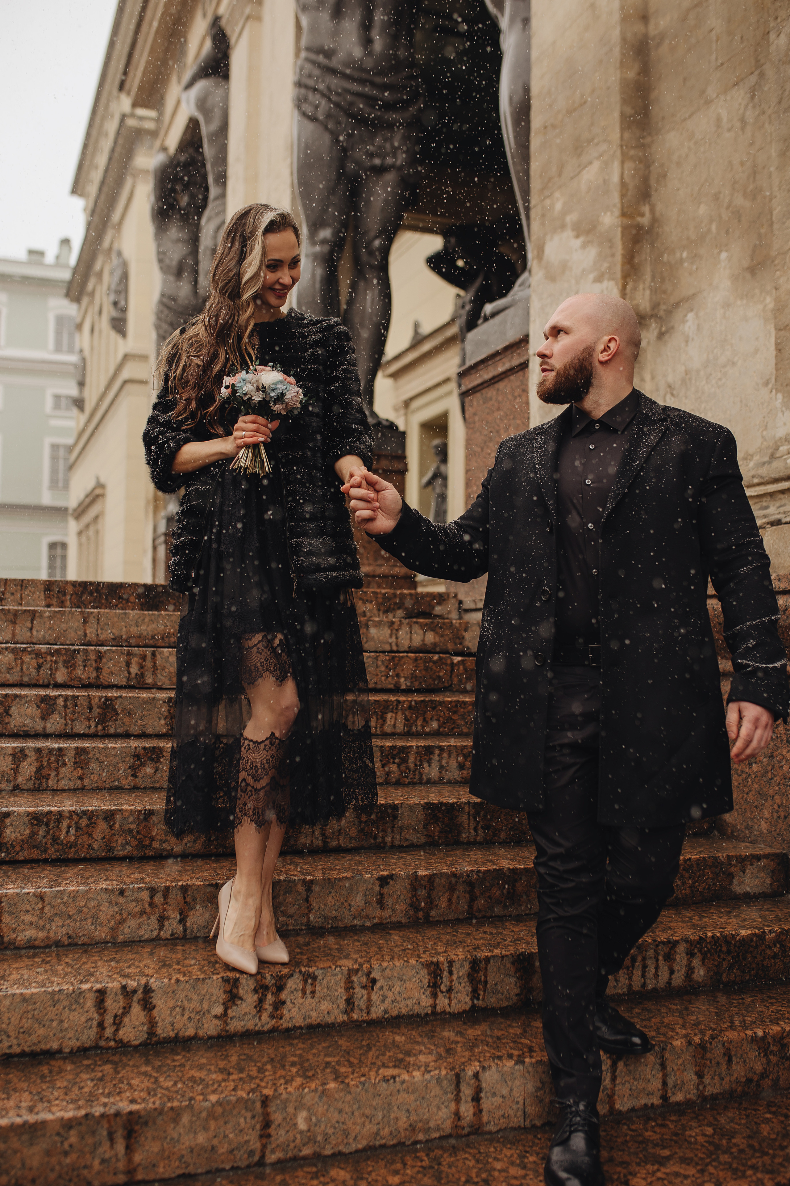 Артём и Александра. Свадебная прогулка. Свадебный фотограф в Санкт-Петербурге Блинкова Екатерина