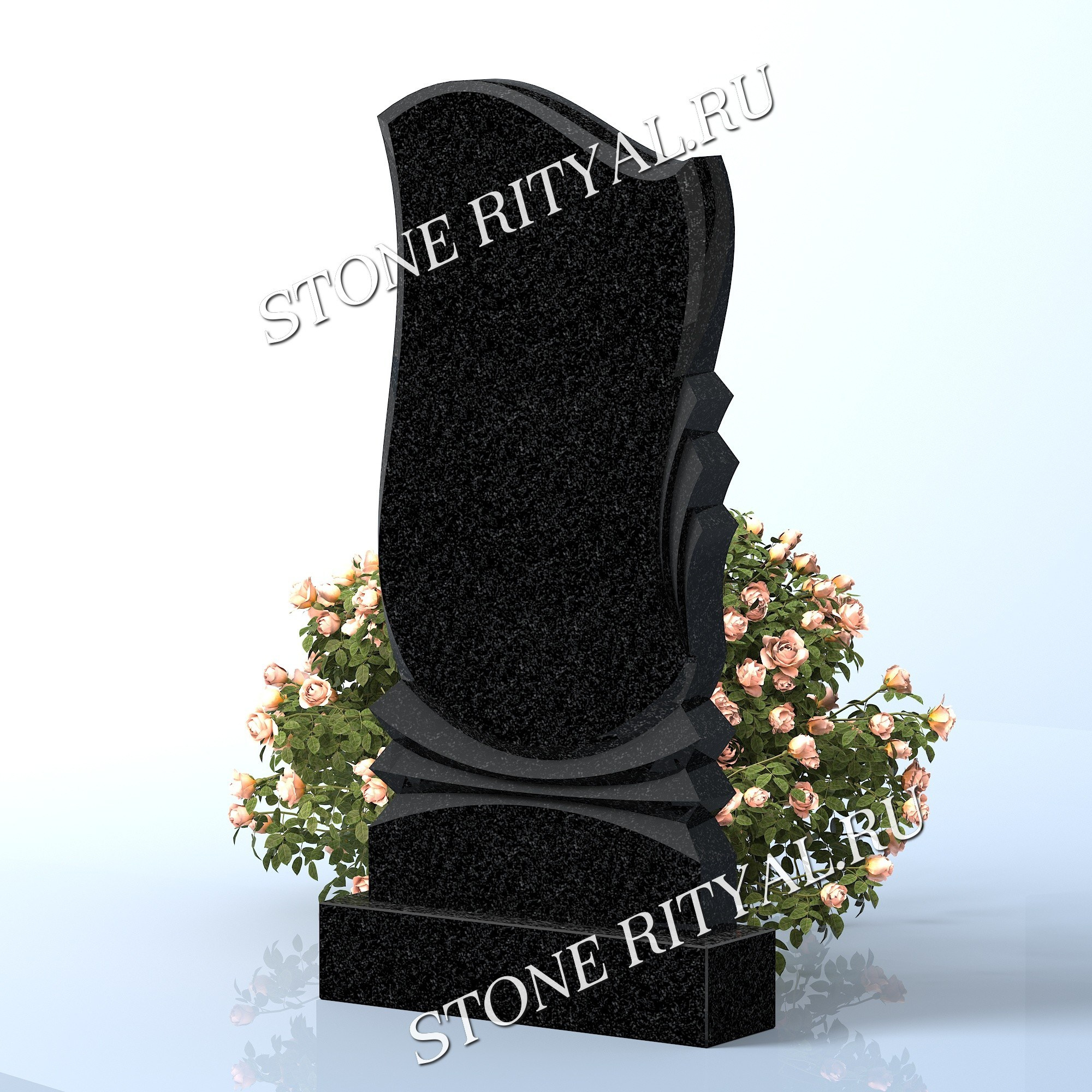 Вертикальные памятники прямые. Изготовление и установка памятников в Москве и МО