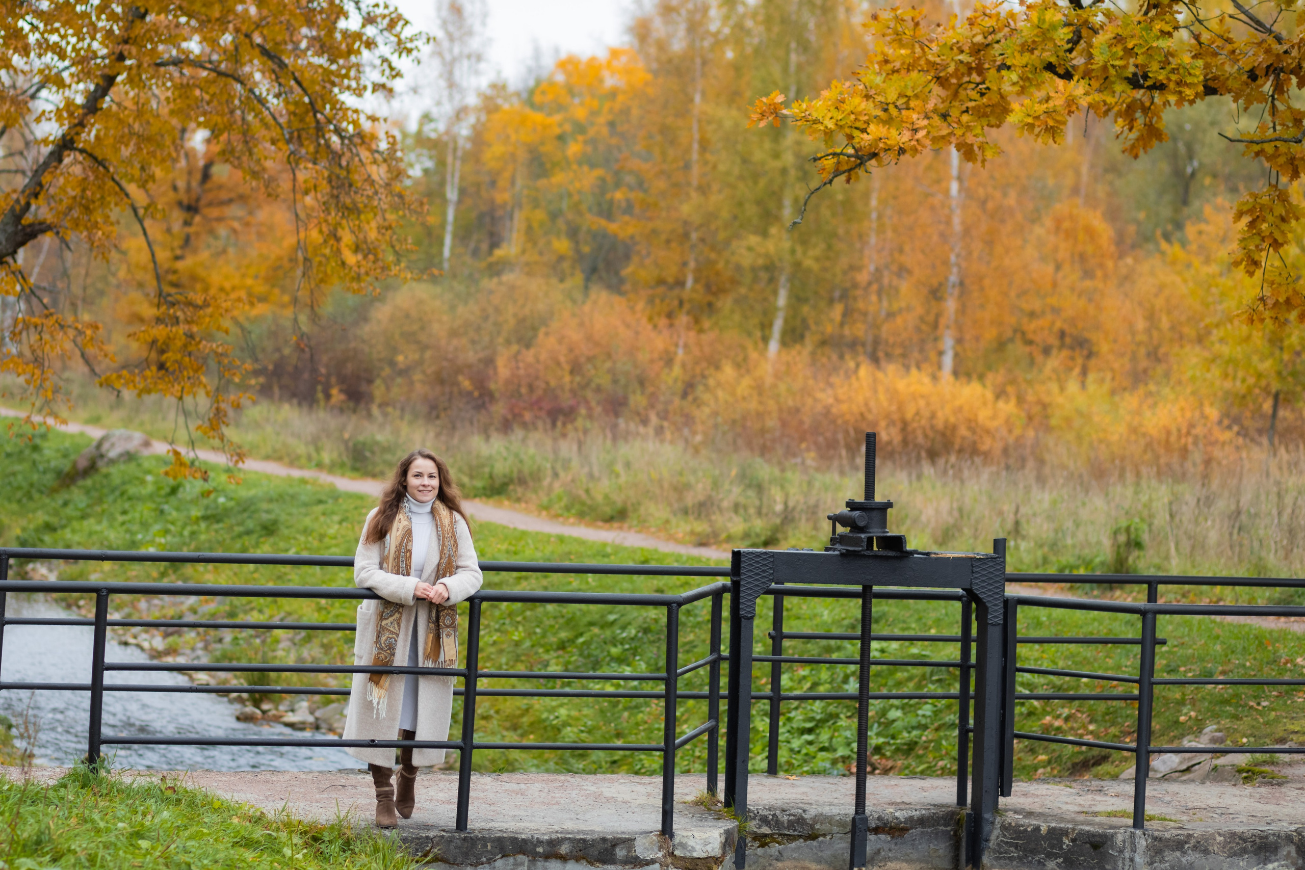 Осеняя фотосессия в Петергофе