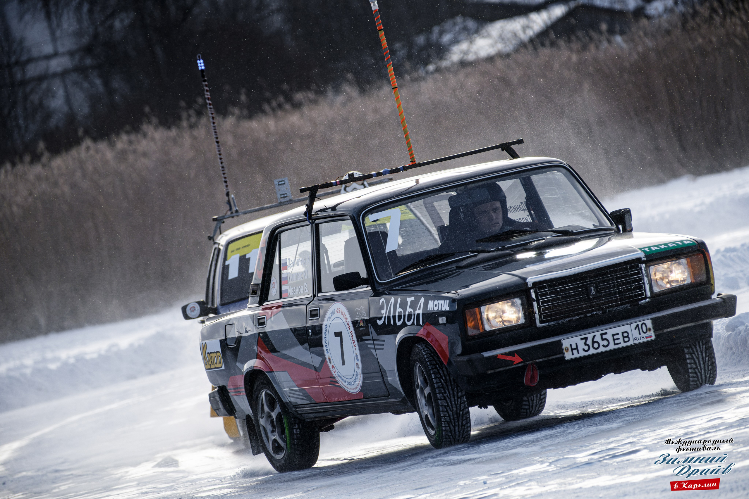 «Зимний Драйв в Карелии» Авто Марафон-гигант «25 часов на льду» Илона Накутис, Николай Грязин, джимхана, фотограф Антон Медведев, icoguar, Сортавала, Карелия