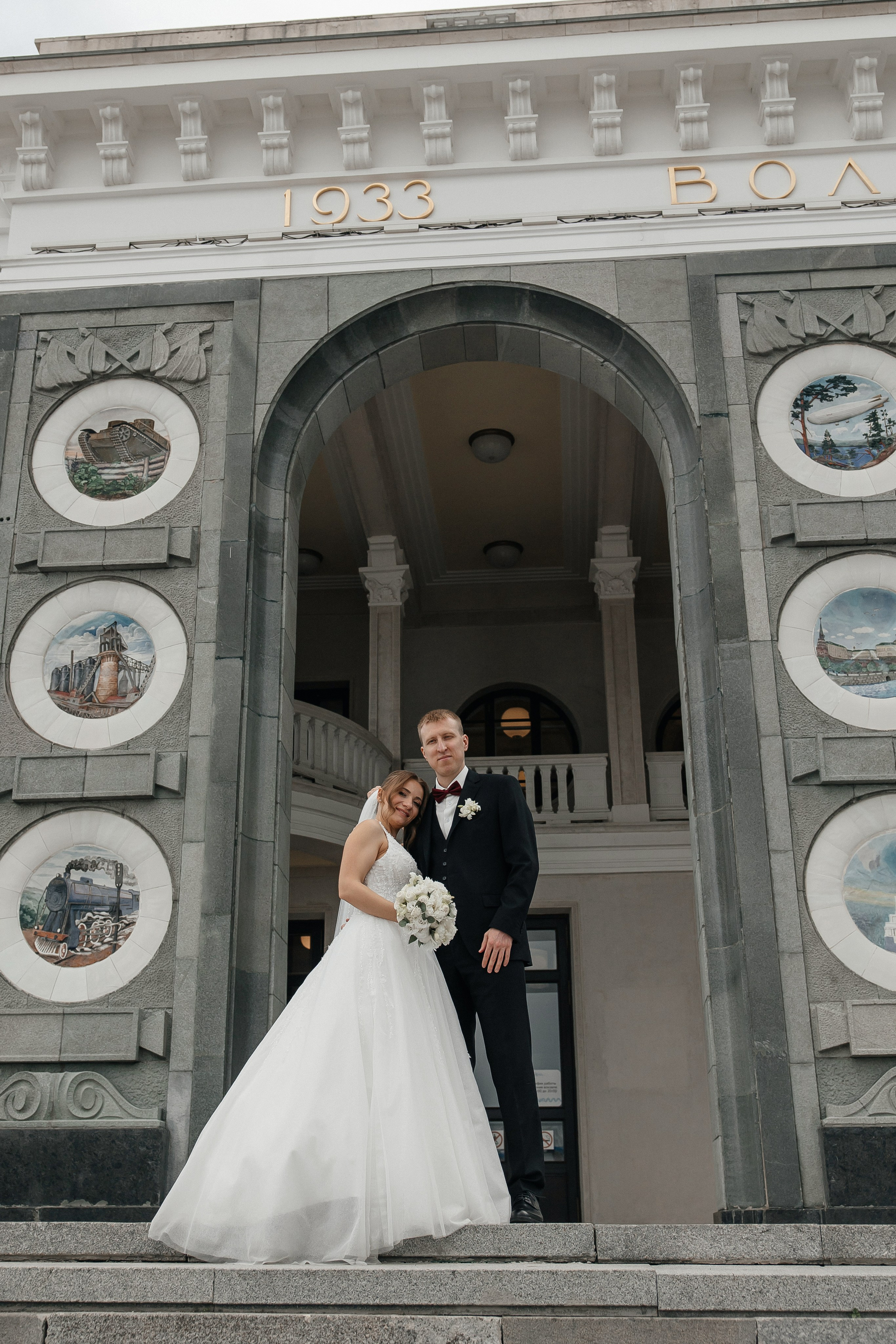 Свадебная прогулка на Северном речном вокзале