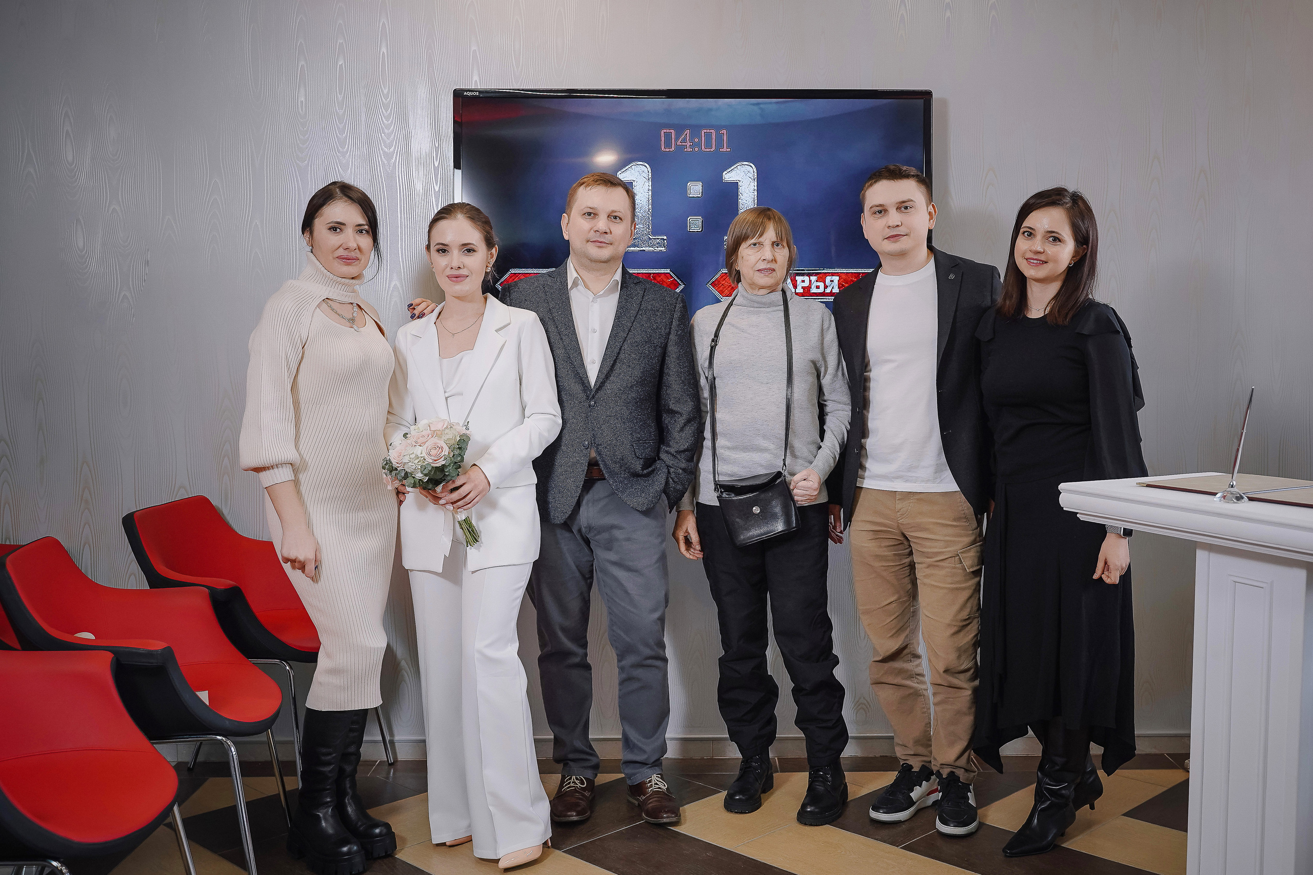 Свадебная фотосессия на стадионе Спартак Тушино