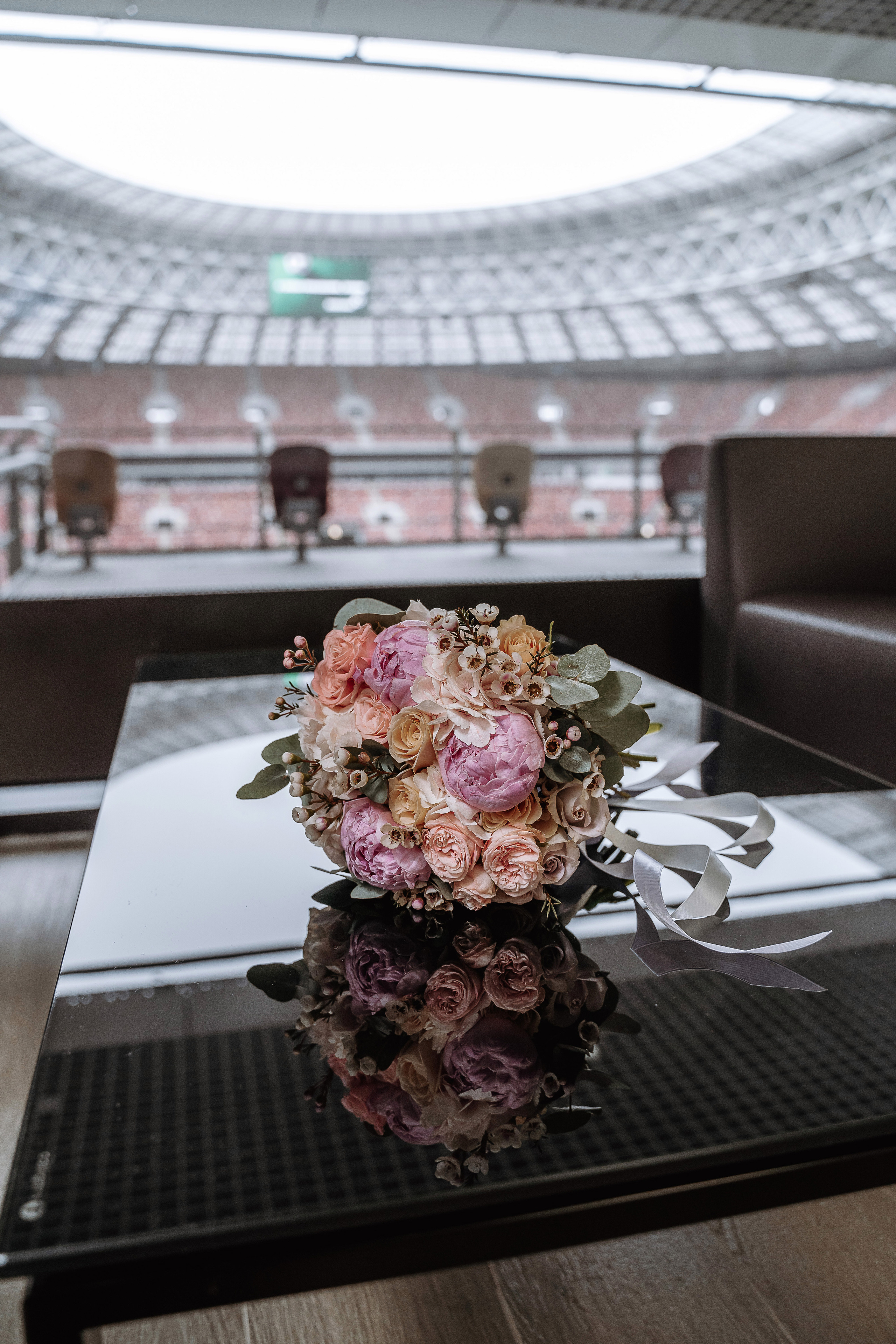 Свадебная фотосессия на стадионе Спартак Тушино