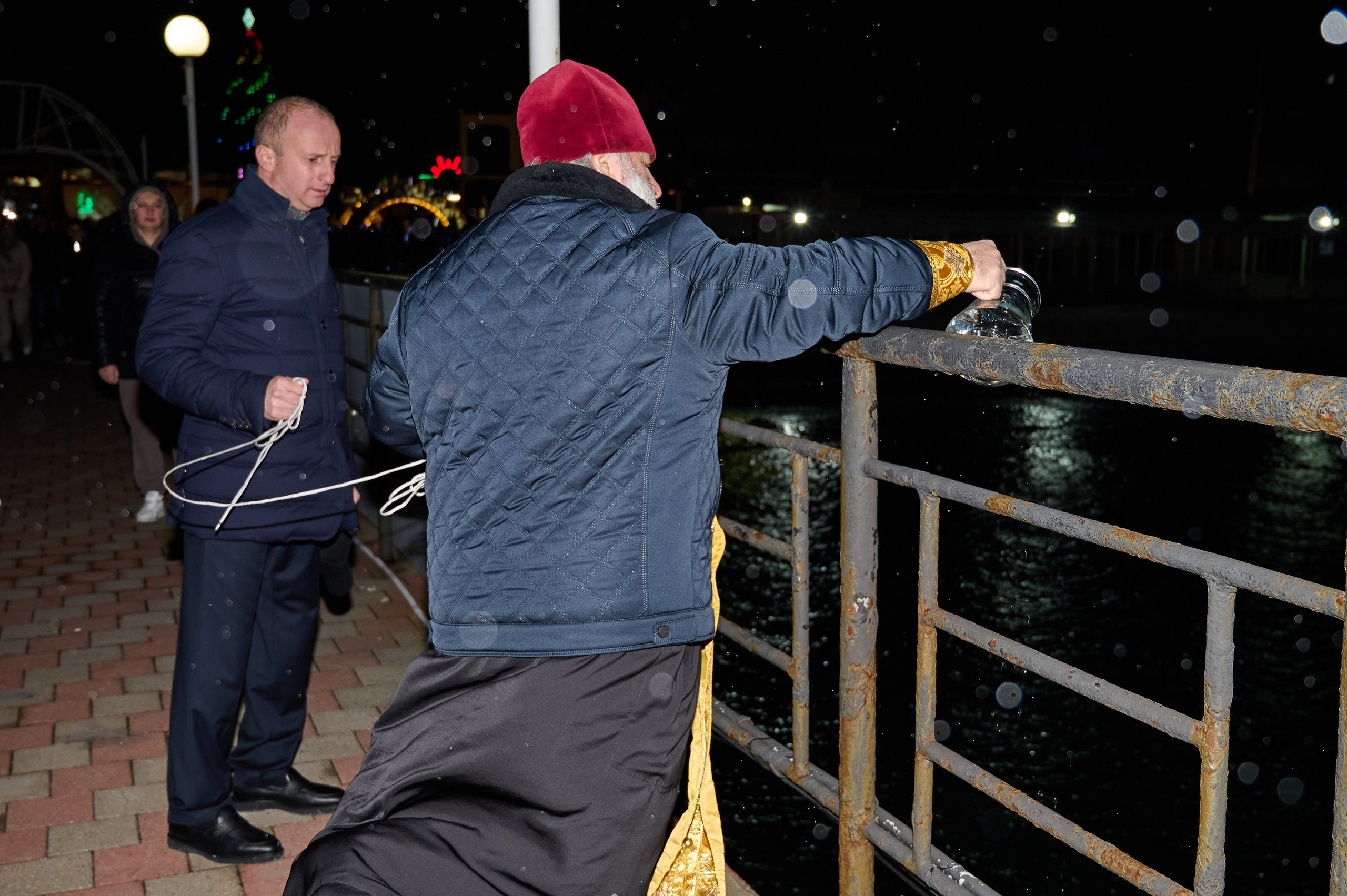 Крещенские купания. Жизнь курорта Кабардинка в фотографиях