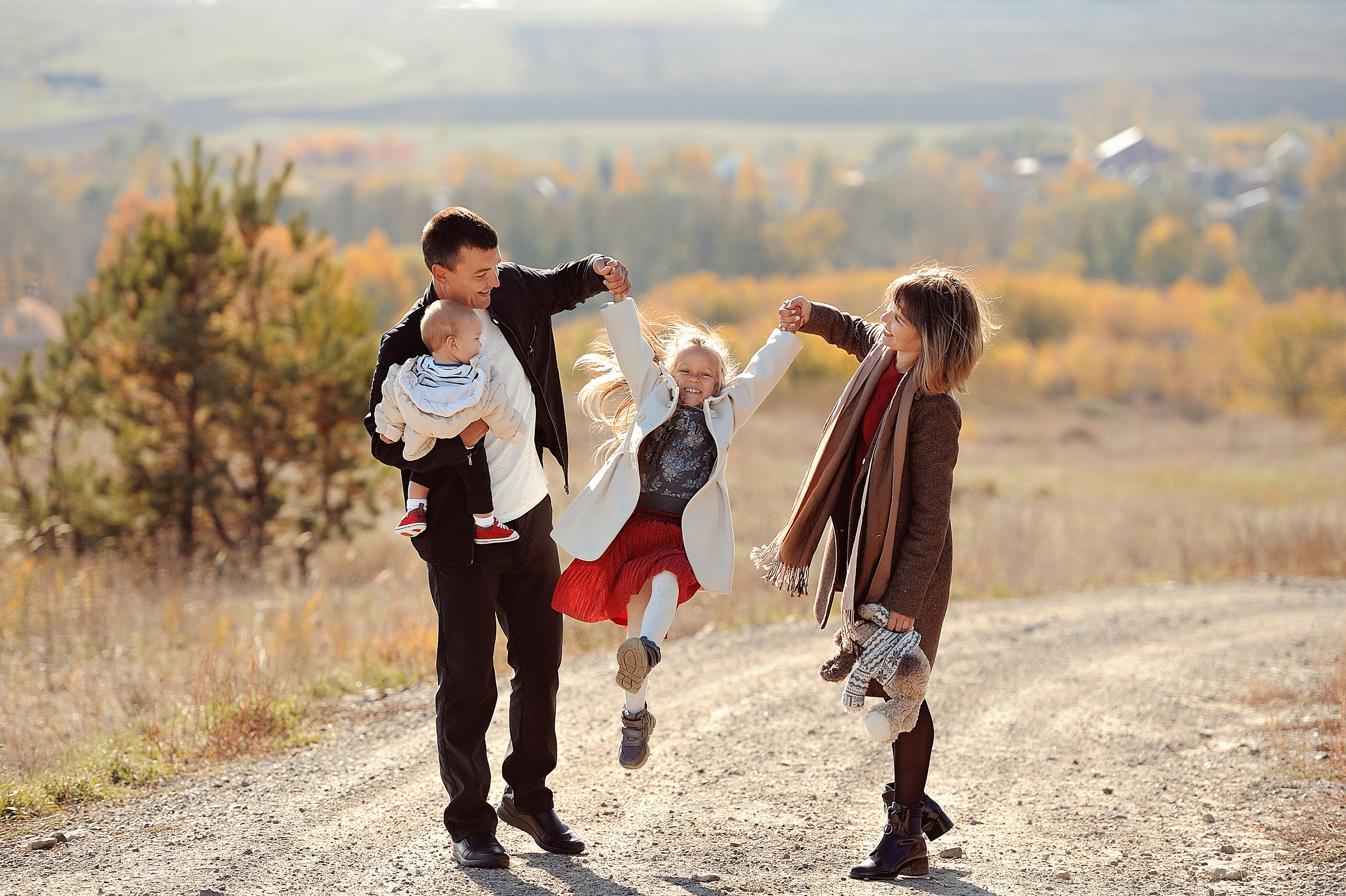 Семейная осенняя фотосессия. Свадебный и семейный фотограф в Самаре Головань Наталья