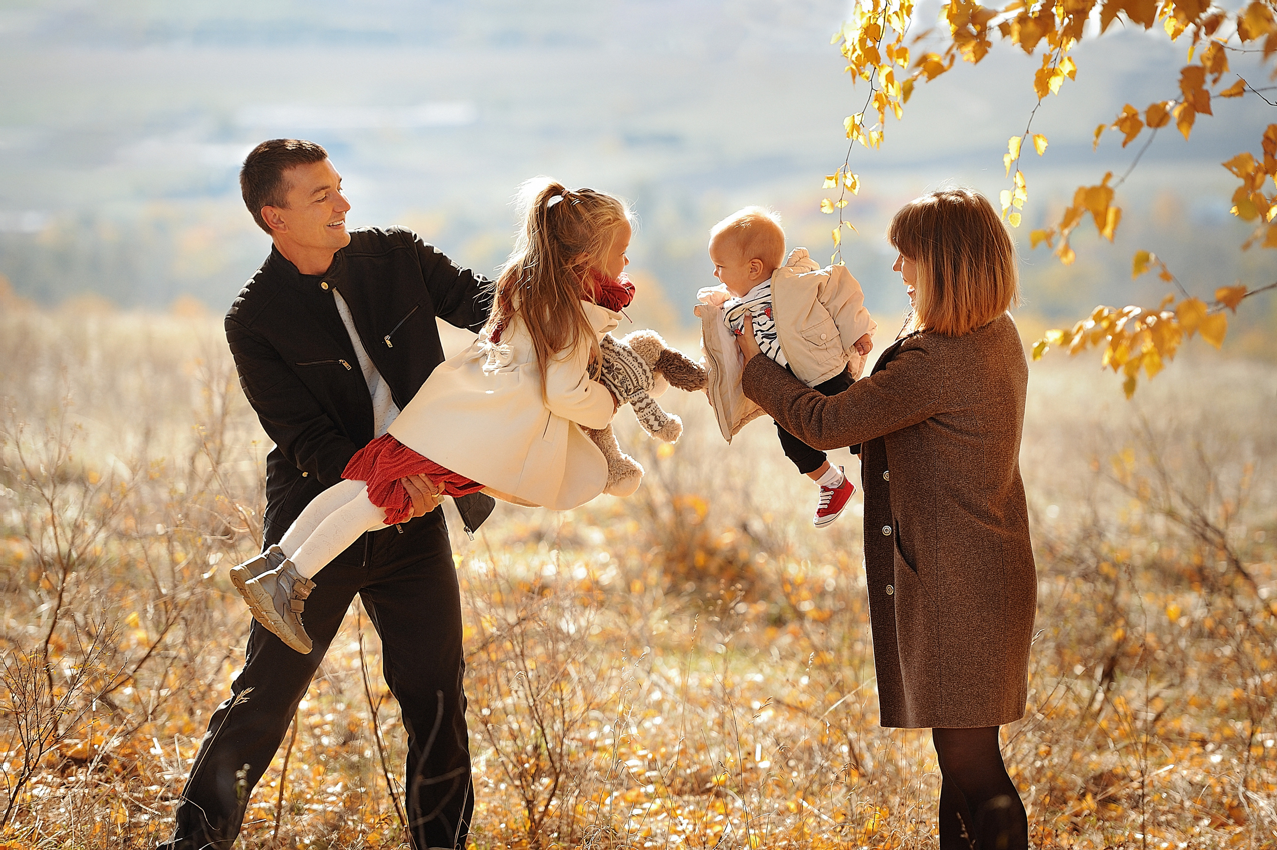 Семейная осенняя фотосессия. Свадебный и семейный фотограф в Самаре Головань Наталья