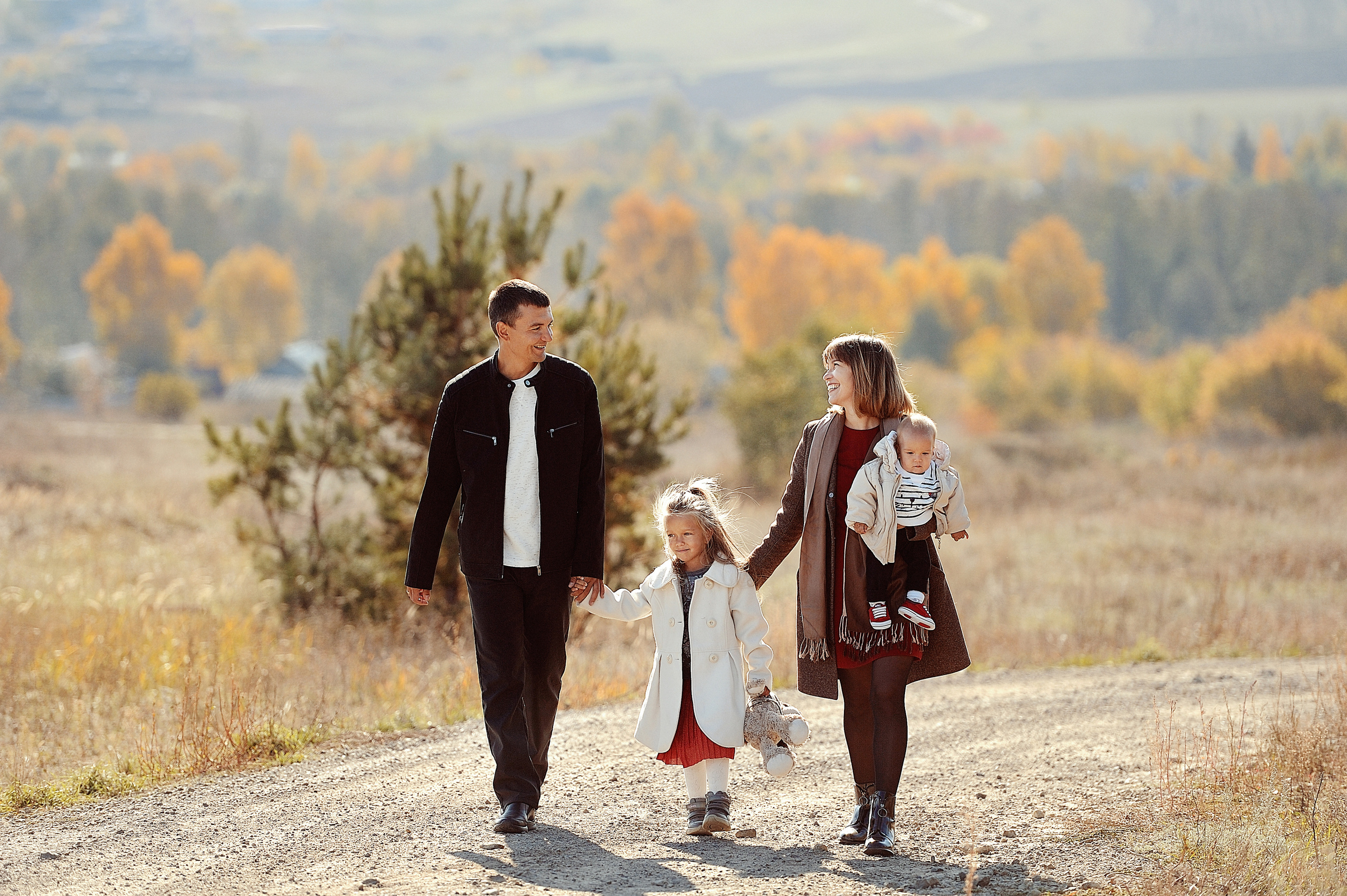 Семейная осенняя фотосессия. Свадебный и семейный фотограф в Самаре Головань Наталья