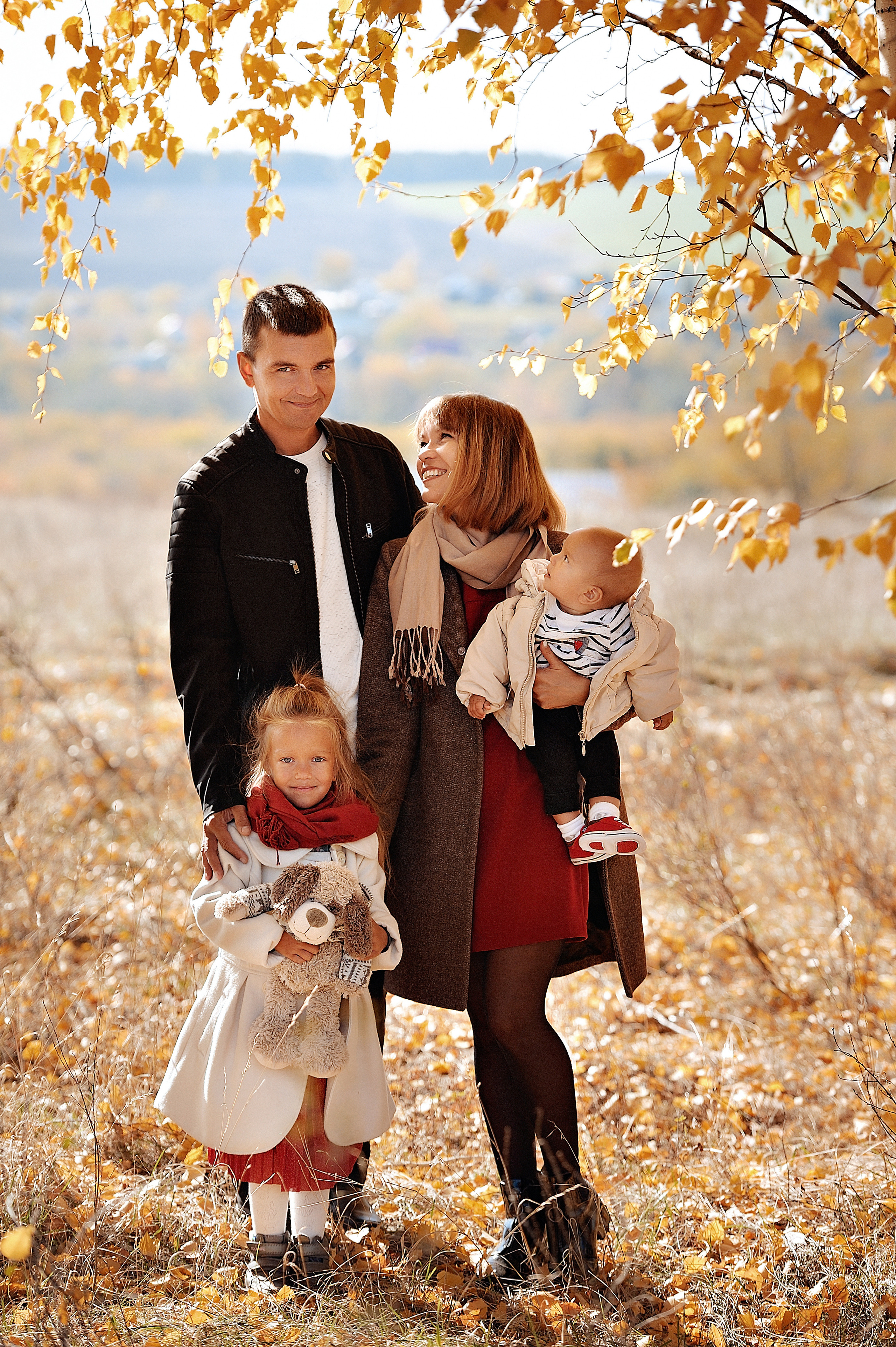Семейная осенняя фотосессия. Свадебный и семейный фотограф в Самаре Головань Наталья