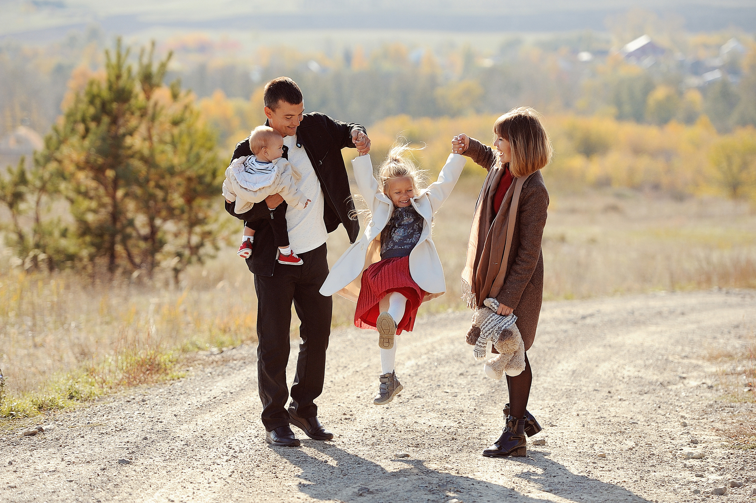 Семейная осенняя фотосессия. Свадебный и семейный фотограф в Самаре Головань Наталья