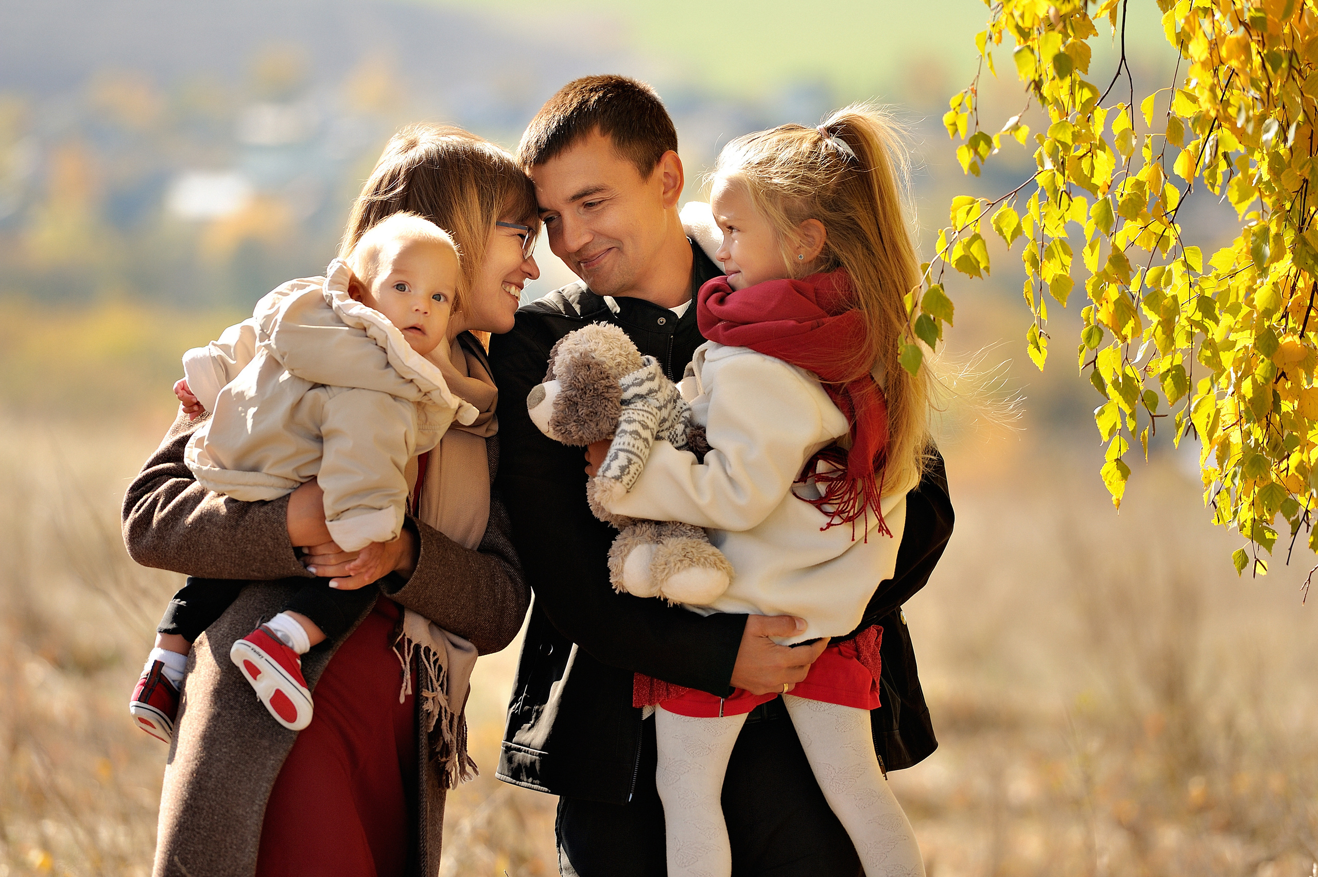 Семейная осенняя фотосессия. Свадебный и семейный фотограф в Самаре Головань Наталья