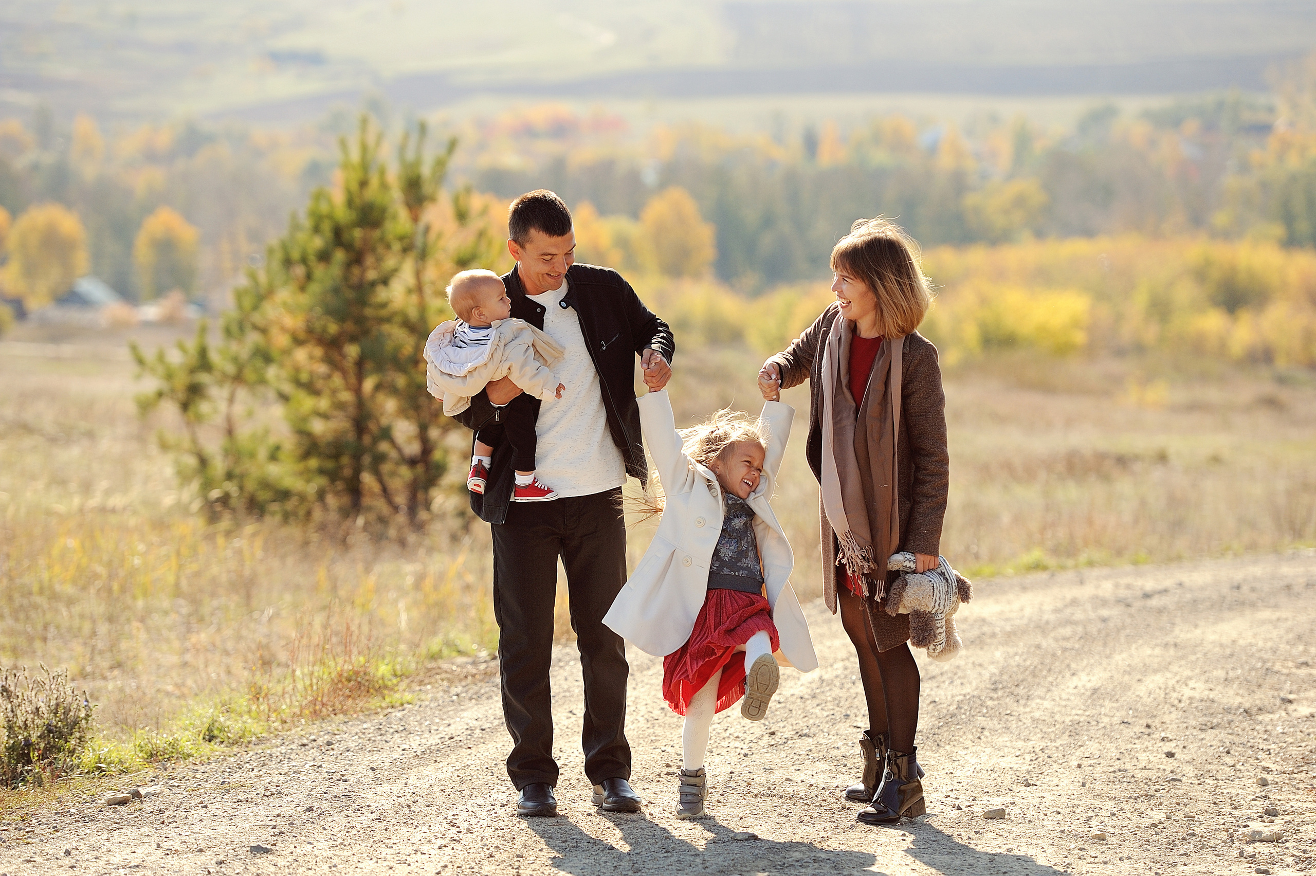 Семейная осенняя фотосессия. Свадебный и семейный фотограф в Самаре Головань Наталья