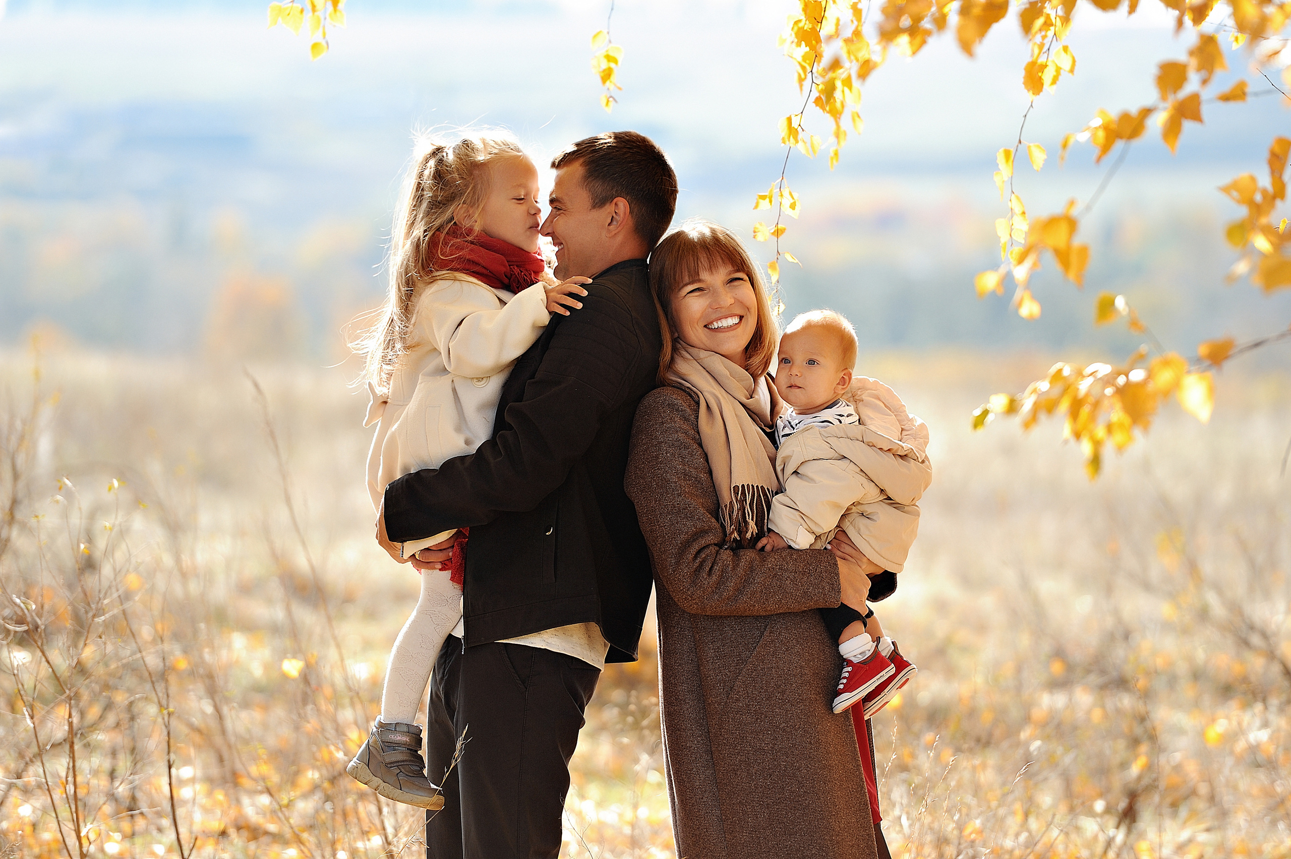 Семейная осенняя фотосессия. Свадебный и семейный фотограф в Самаре Головань Наталья