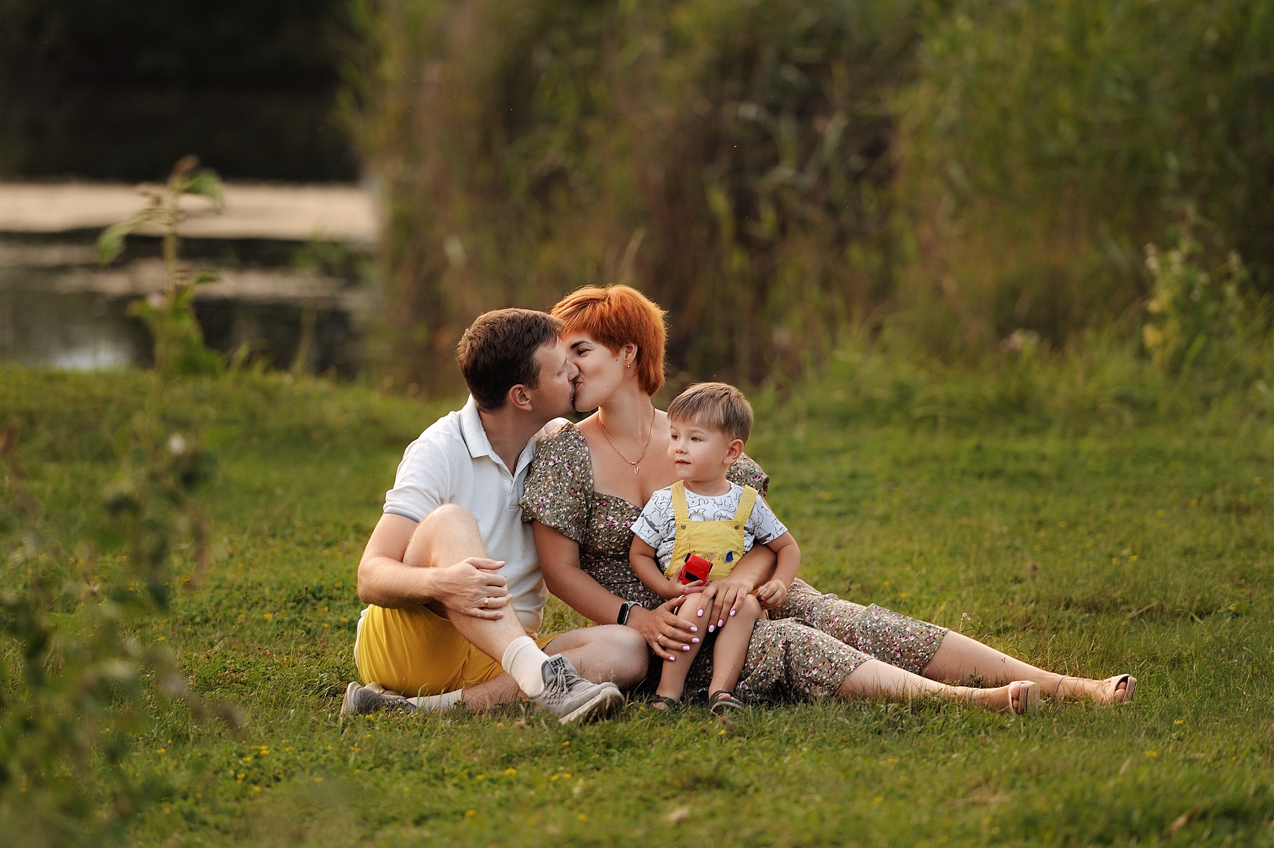 Семейная фотосессия Катя, Сергей и Миша. Свадебный и семейный фотограф в Самаре Головань Наталья