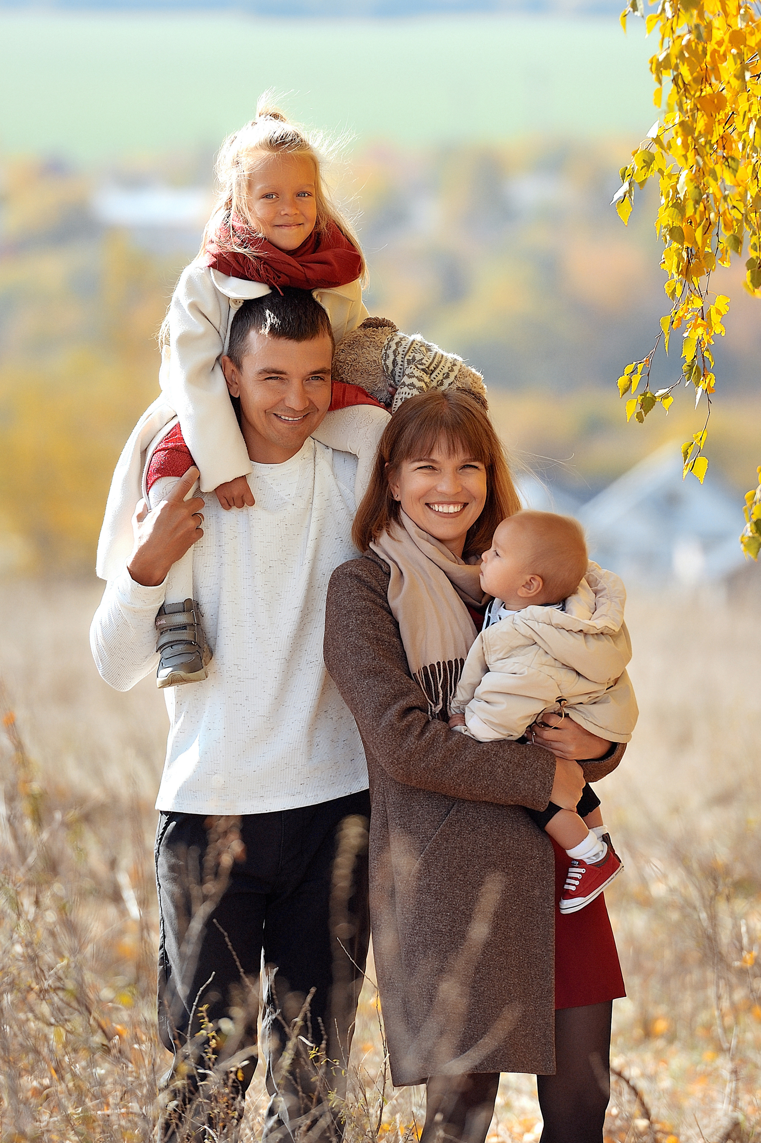 Семейная осенняя фотосессия. Свадебный и семейный фотограф в Самаре Головань Наталья