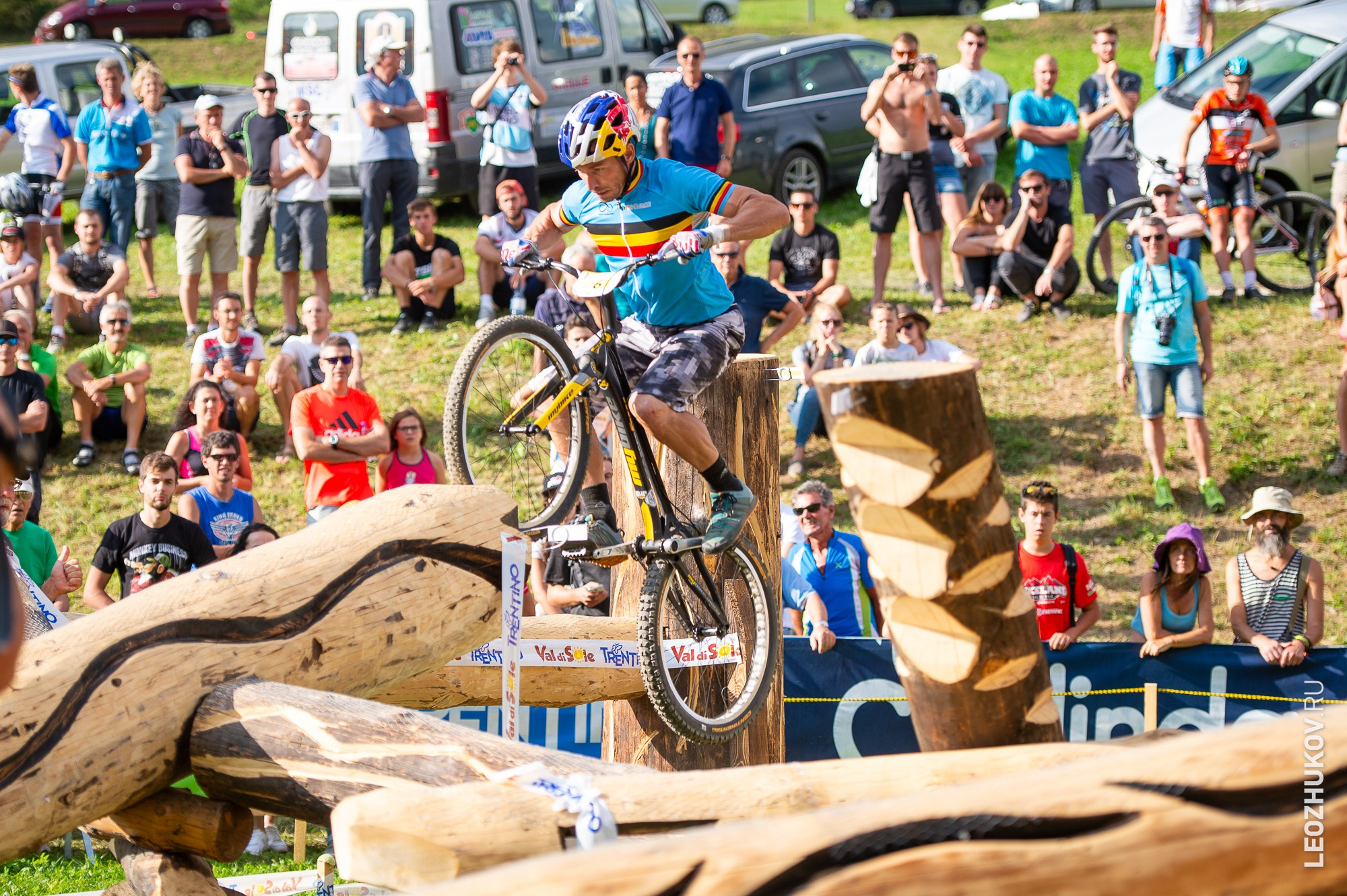 UCI Trials World Championships 2016 — finals. Sports photographer Leonid Zhukov