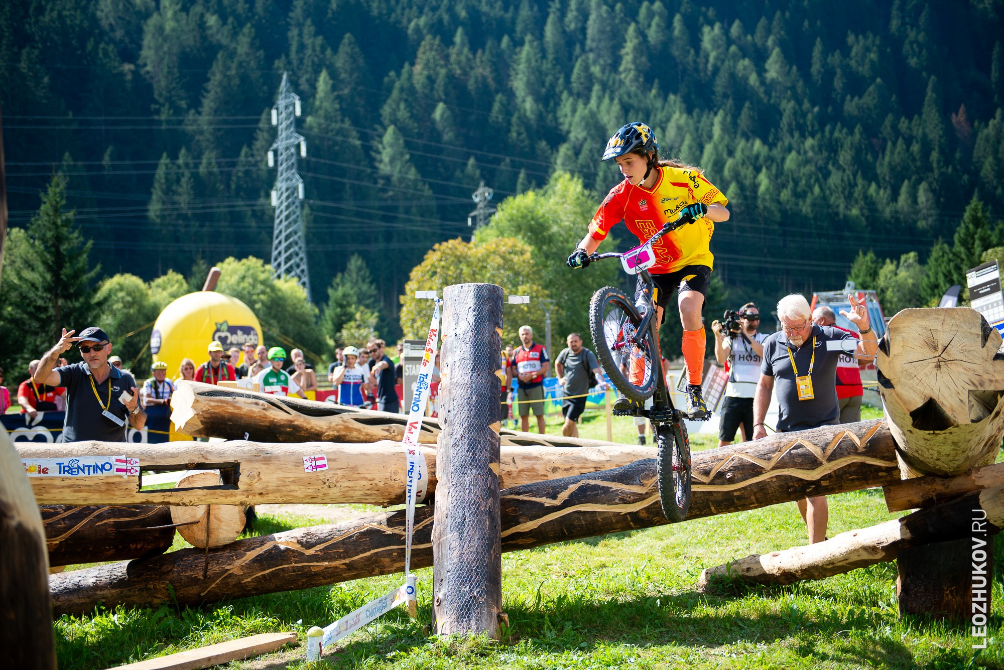 UCI Trials World Championships 2016 — finals. Sports photographer Leonid Zhukov