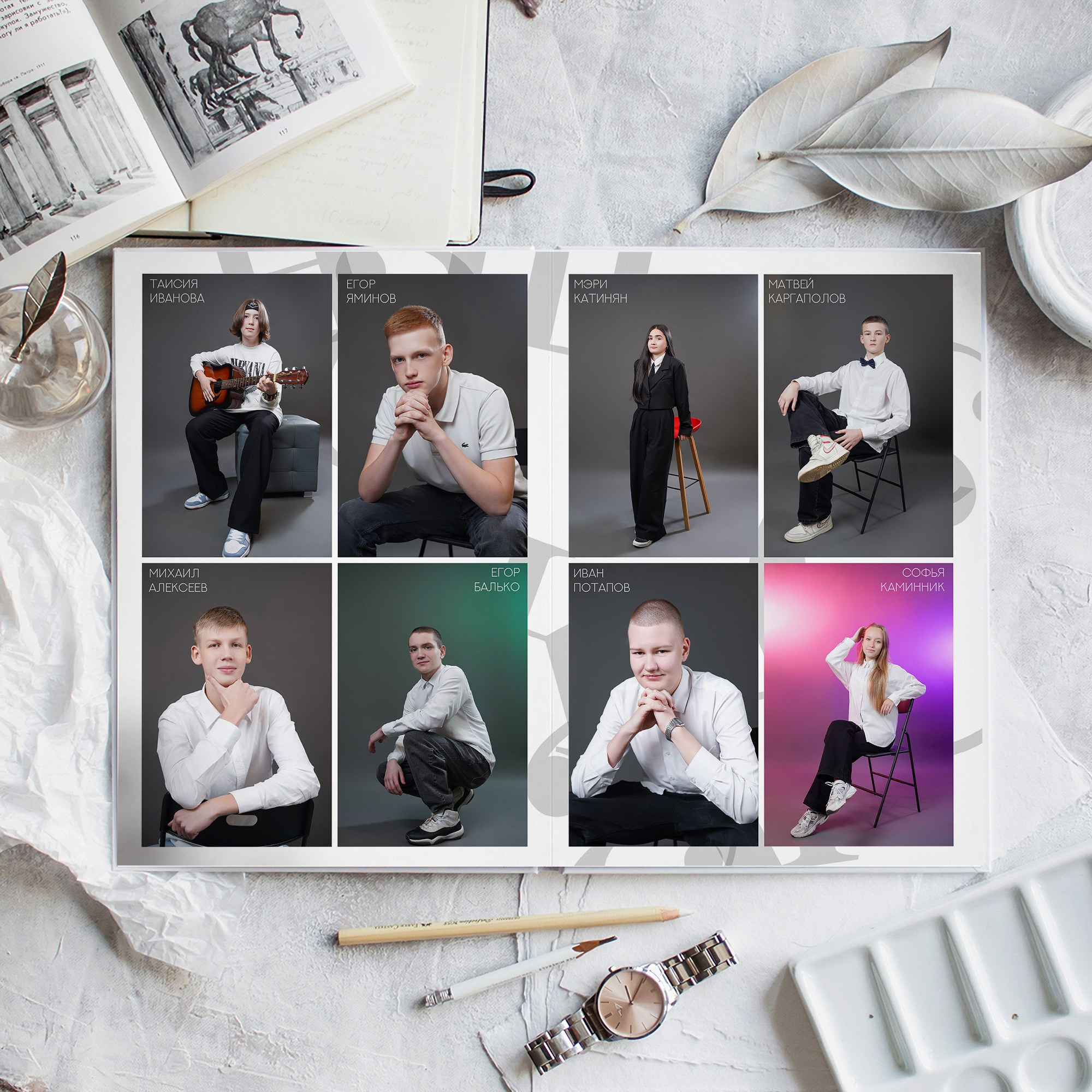 Альбом ultra 7 разворотов. Фотограф в детский сад в Екатеринбурге, выпускные альбомы Юлия Умерова