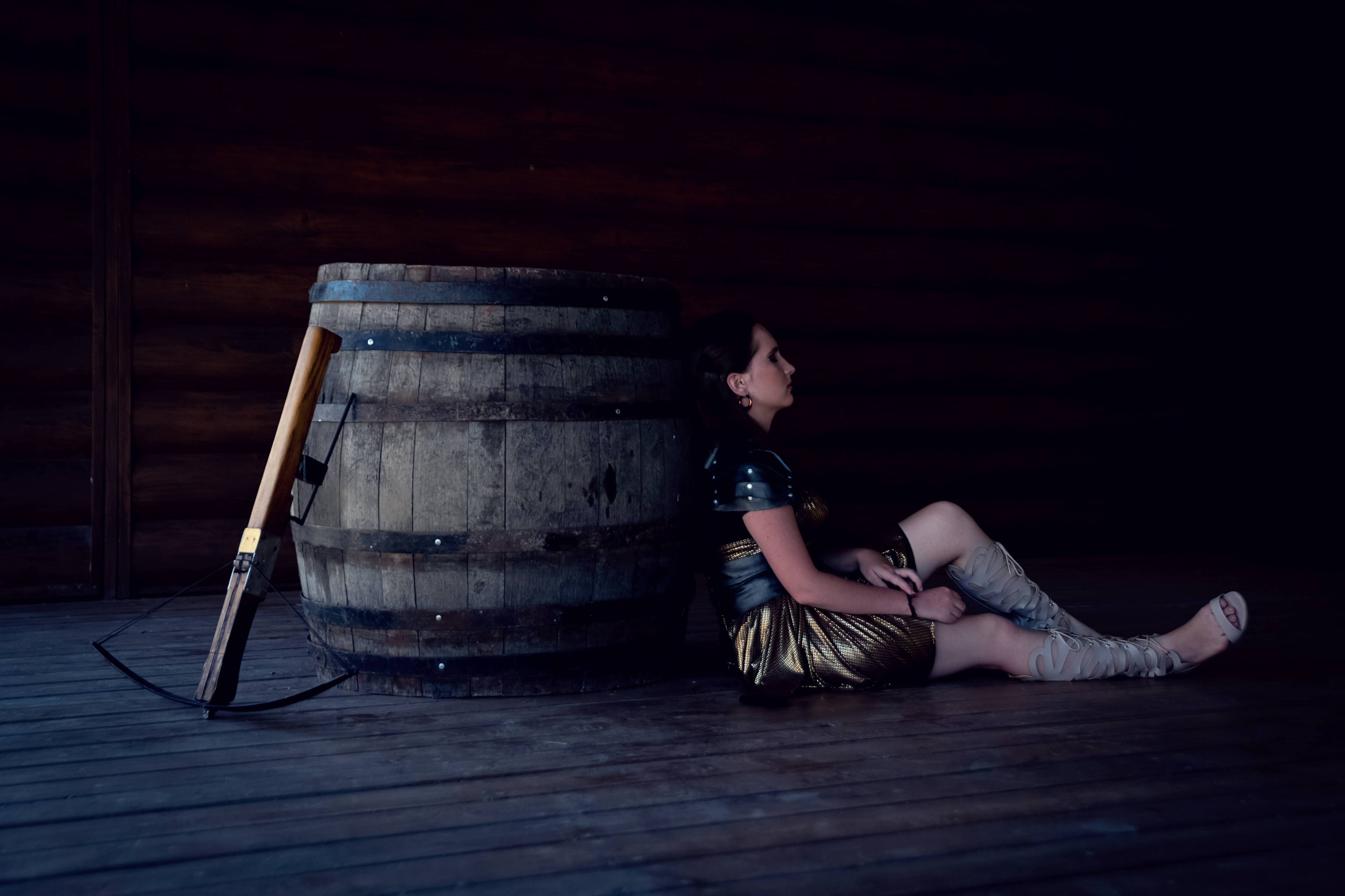 Женский рыцарский портрет. Арт студия «Пегас». Фото- и видео- съемка