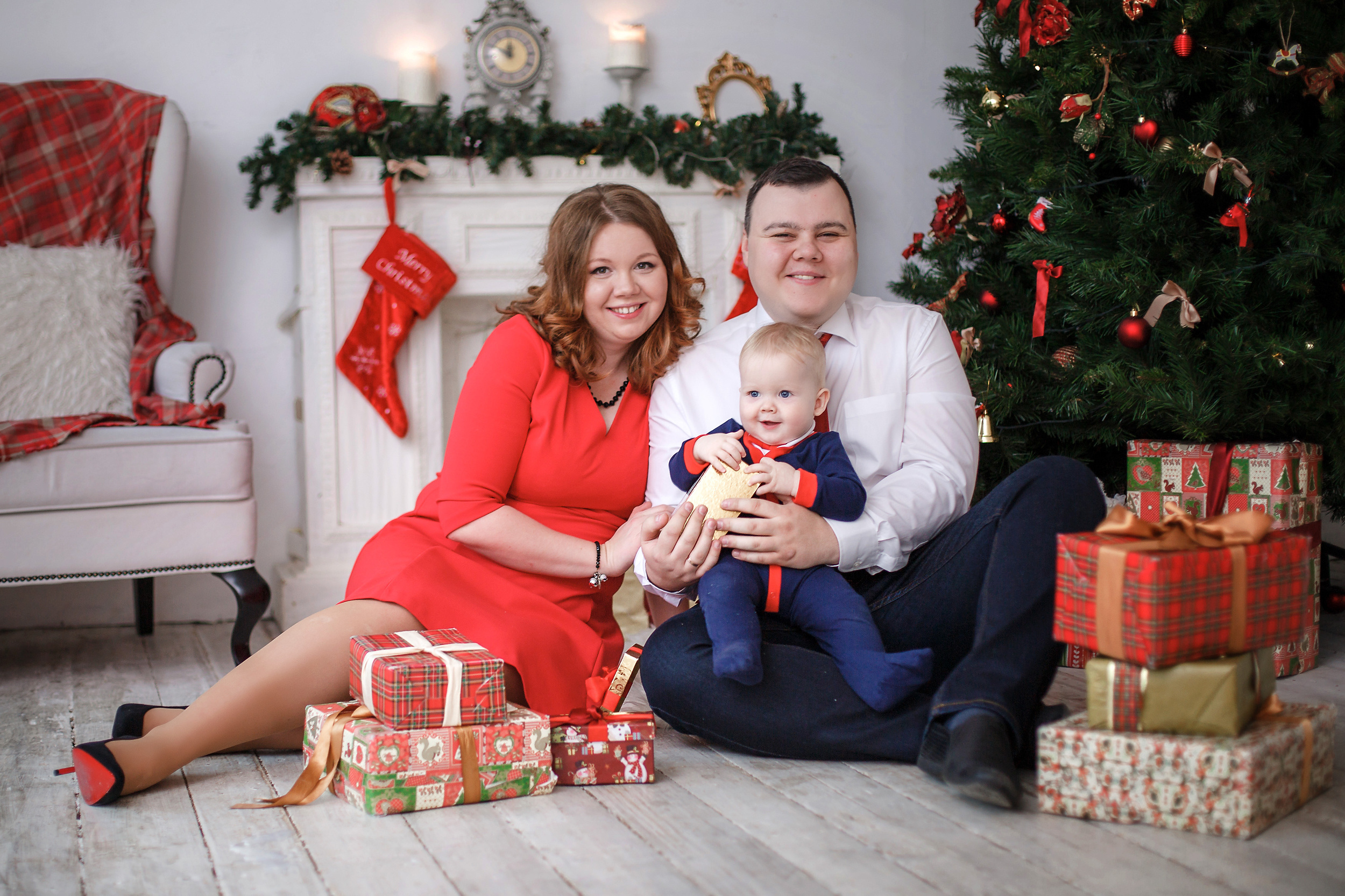 Новогодняя фотосессия для Ильи и Татьяны