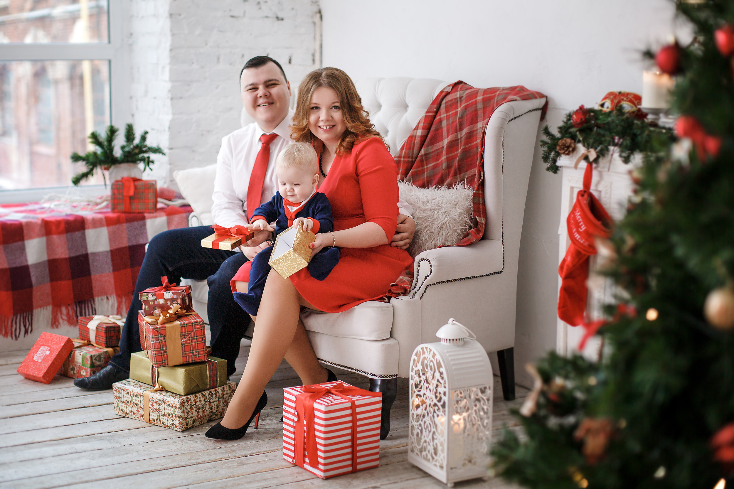 Новогодняя фотосессия для Ильи и Татьяны