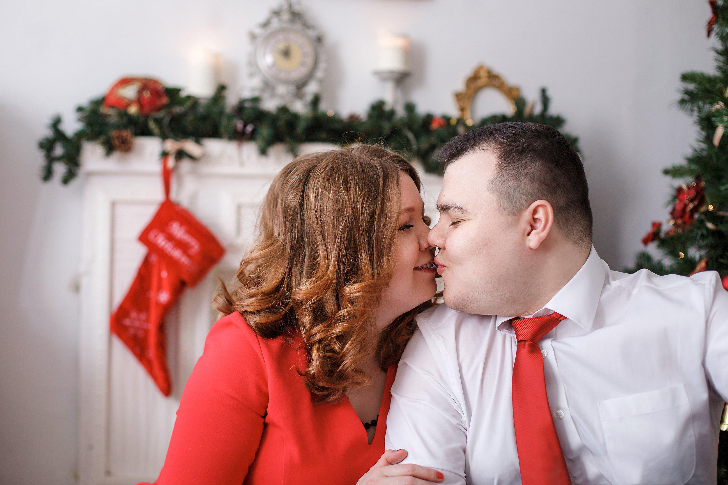 Новогодняя фотосессия для Ильи и Татьяны