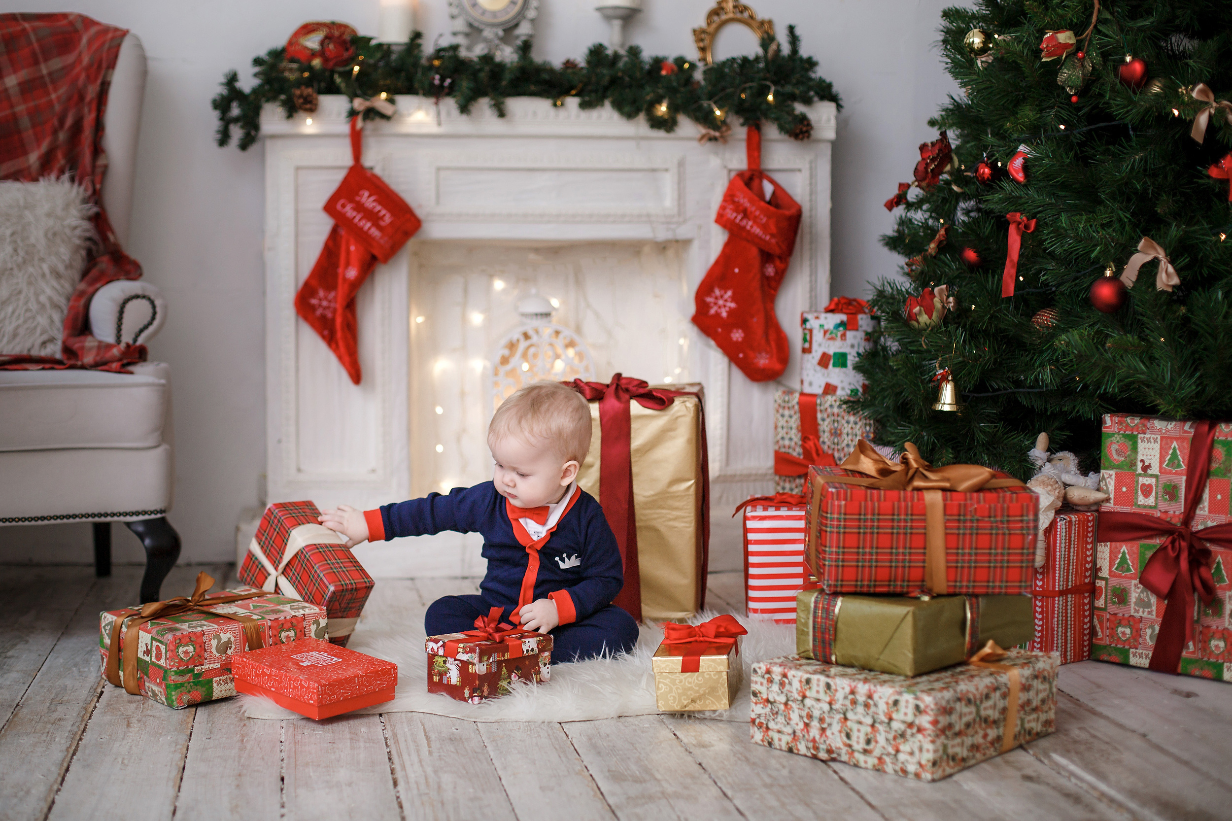 Новогодняя фотосессия для Ильи и Татьяны