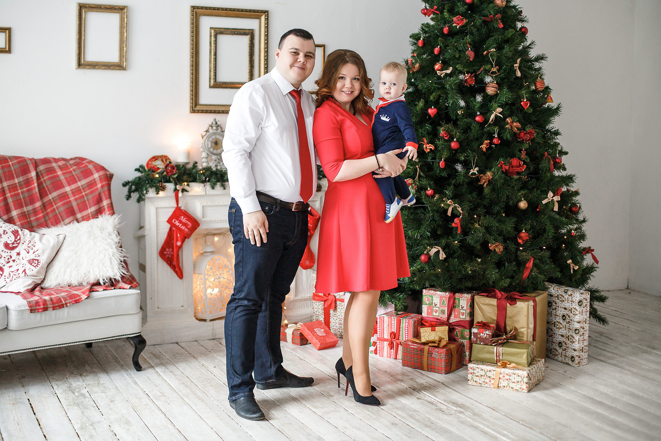 Новогодняя фотосессия для Ильи и Татьяны