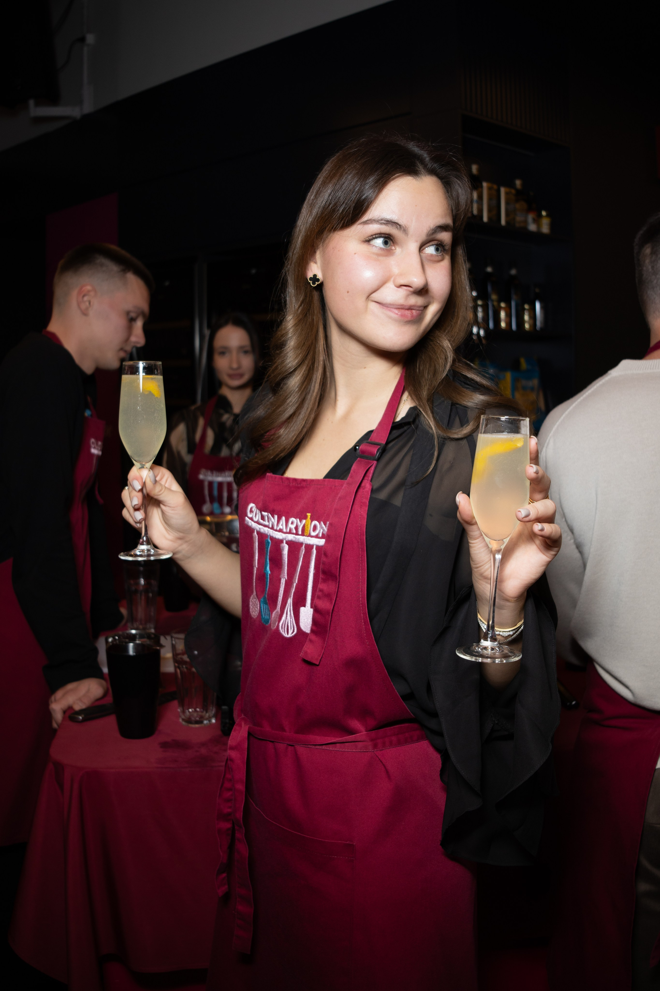 репортаж дня рождения в кулинарной студии