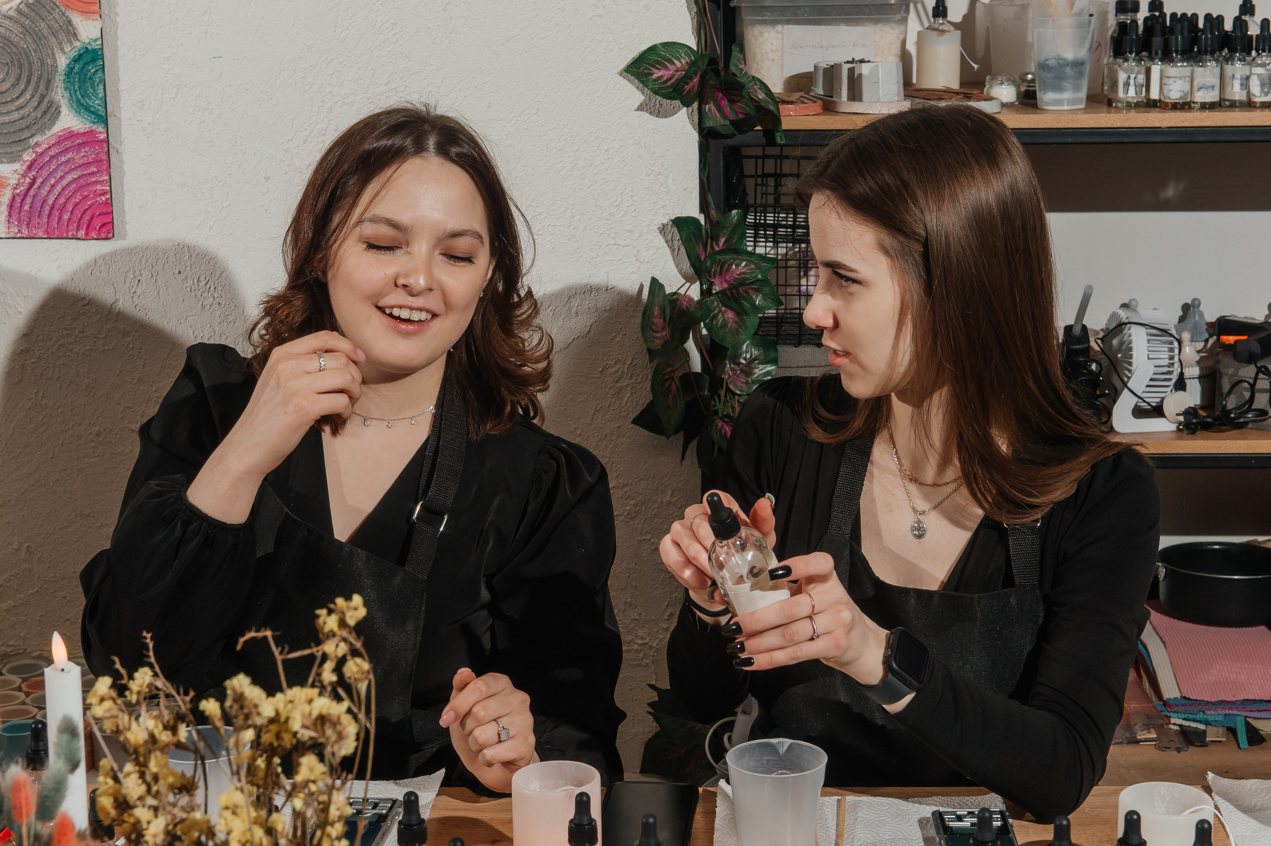 День рождения Маргариты в студии AROMALAGE — уют и творчество