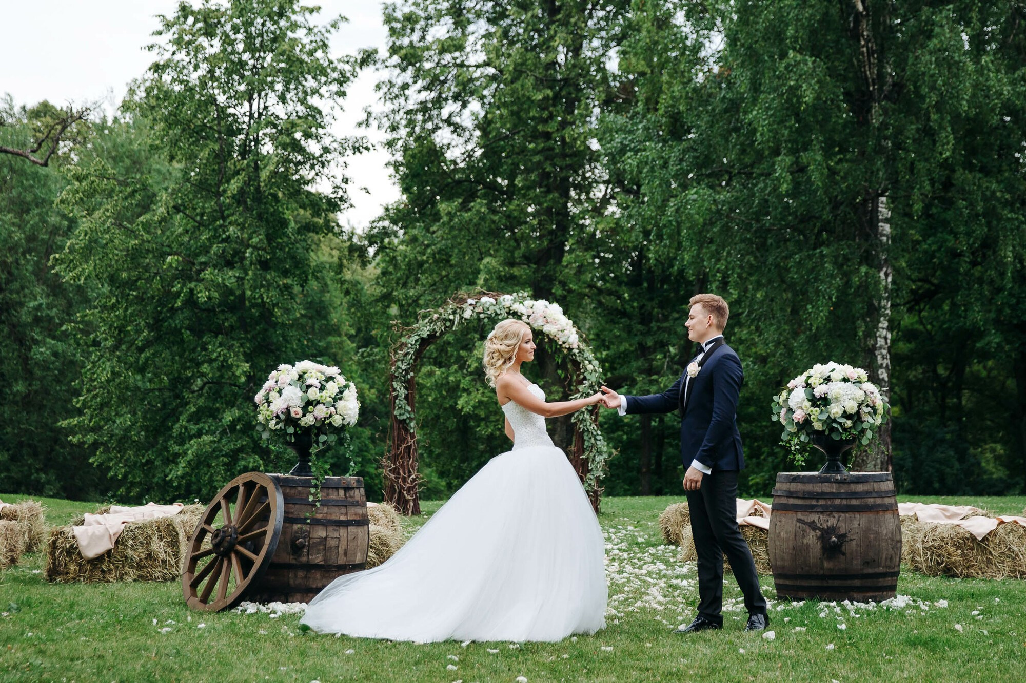 Стильная свадьба в крепости БИП. Свадебный фотограф в Санкт-Петербурге и Москве Андрей Нестеров