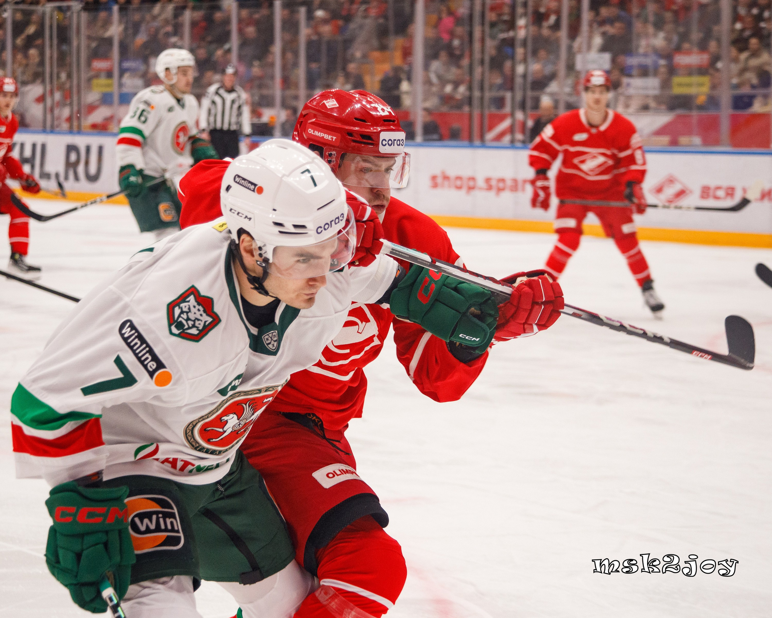 Фоторепортаж. КХЛ. Спартак (Москва) — Ак Барс Казань. Михаил Тоцкий портретный и репортажный фотограф в Москве