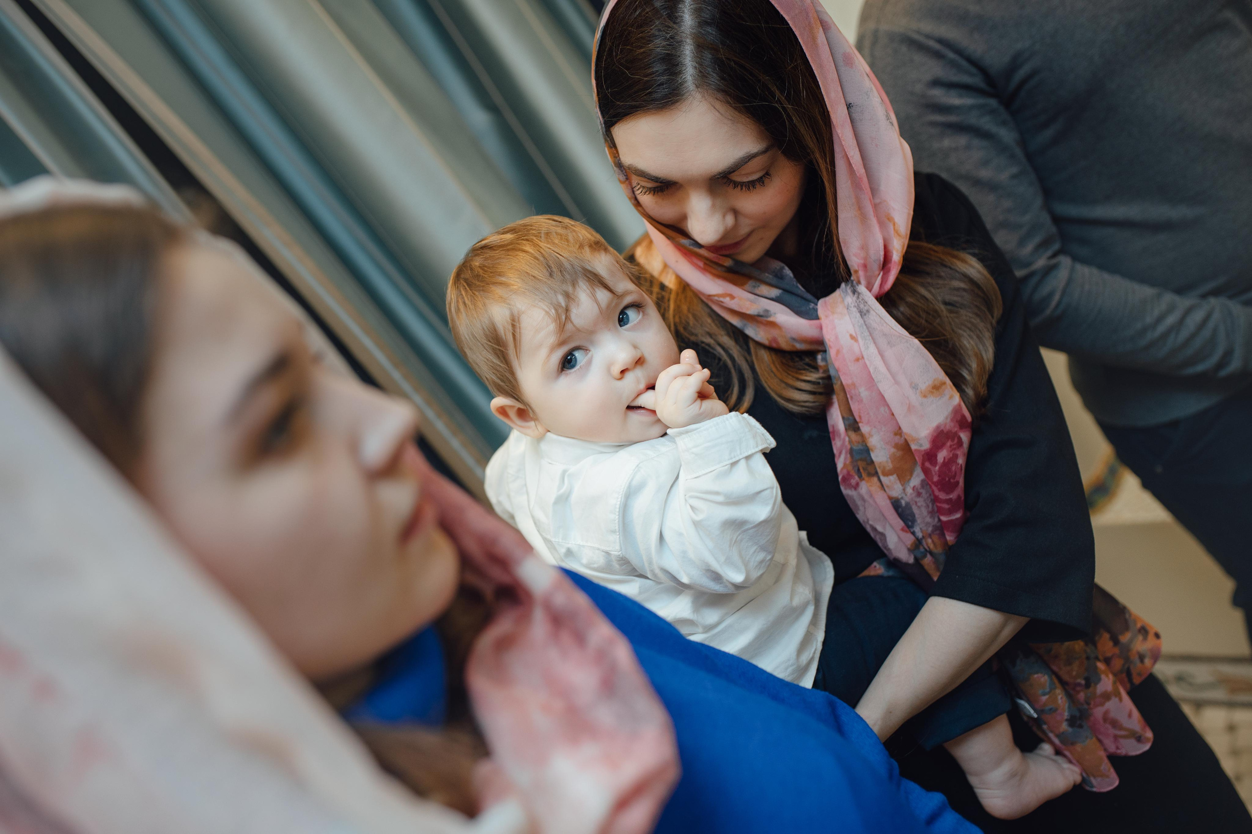 Таинство крещения Артемия, храм Святой Троиц, Минск