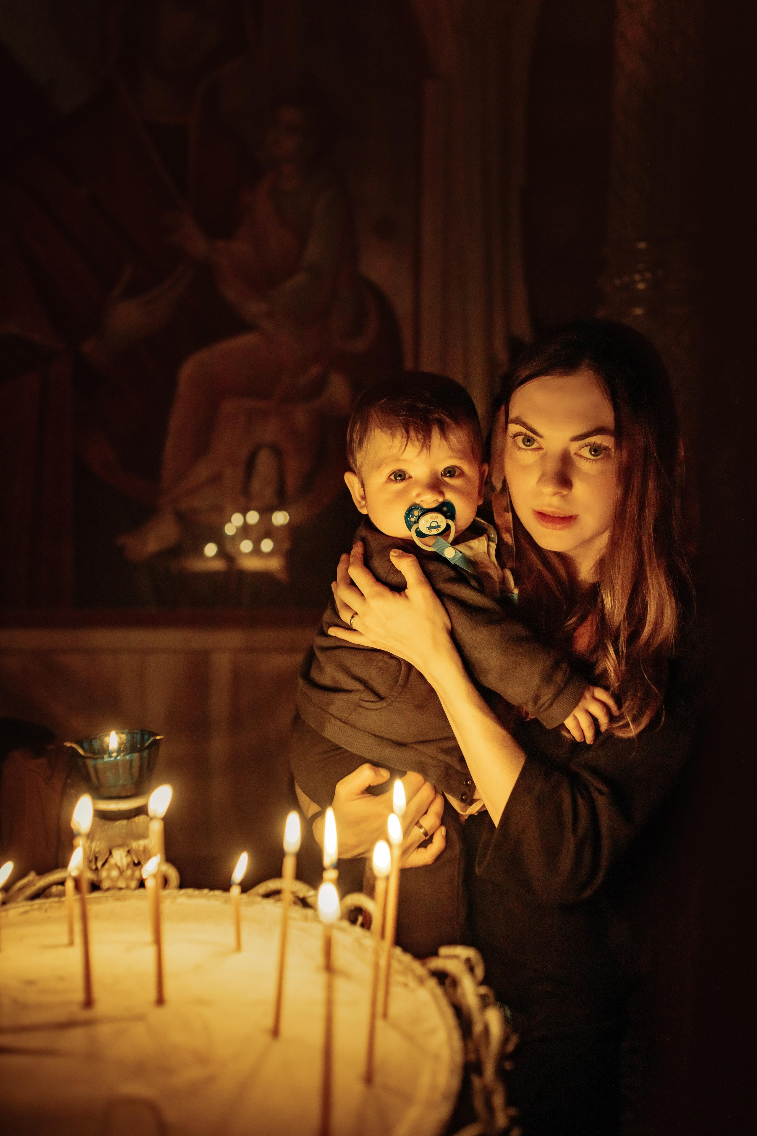 Таинство крещения Артемия, храм Святой Троиц, Минск