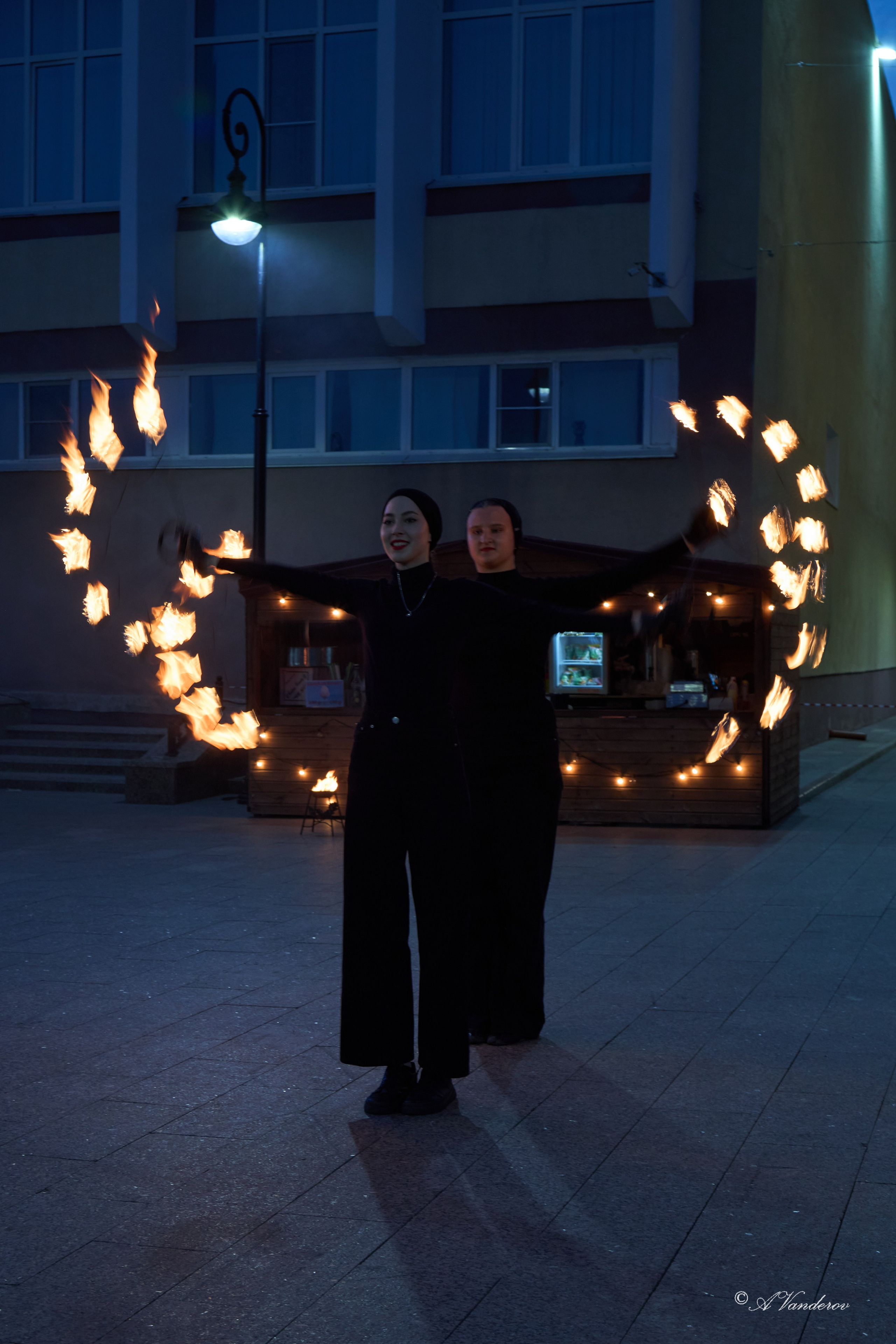 Огненное шоу день города Омск. Фотограф Омск | Александр Вандеров