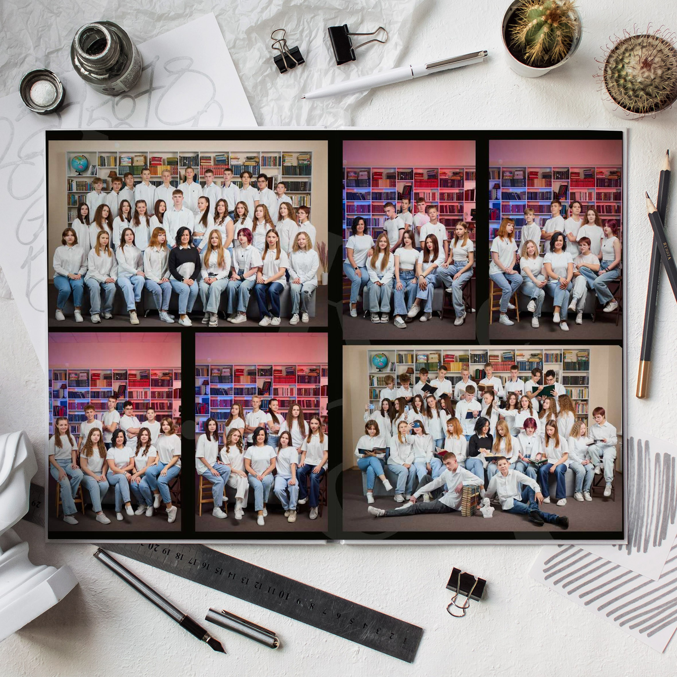 Стандартный черный альбом в вашем городе. Школьный фотограф, выпускные альбомы