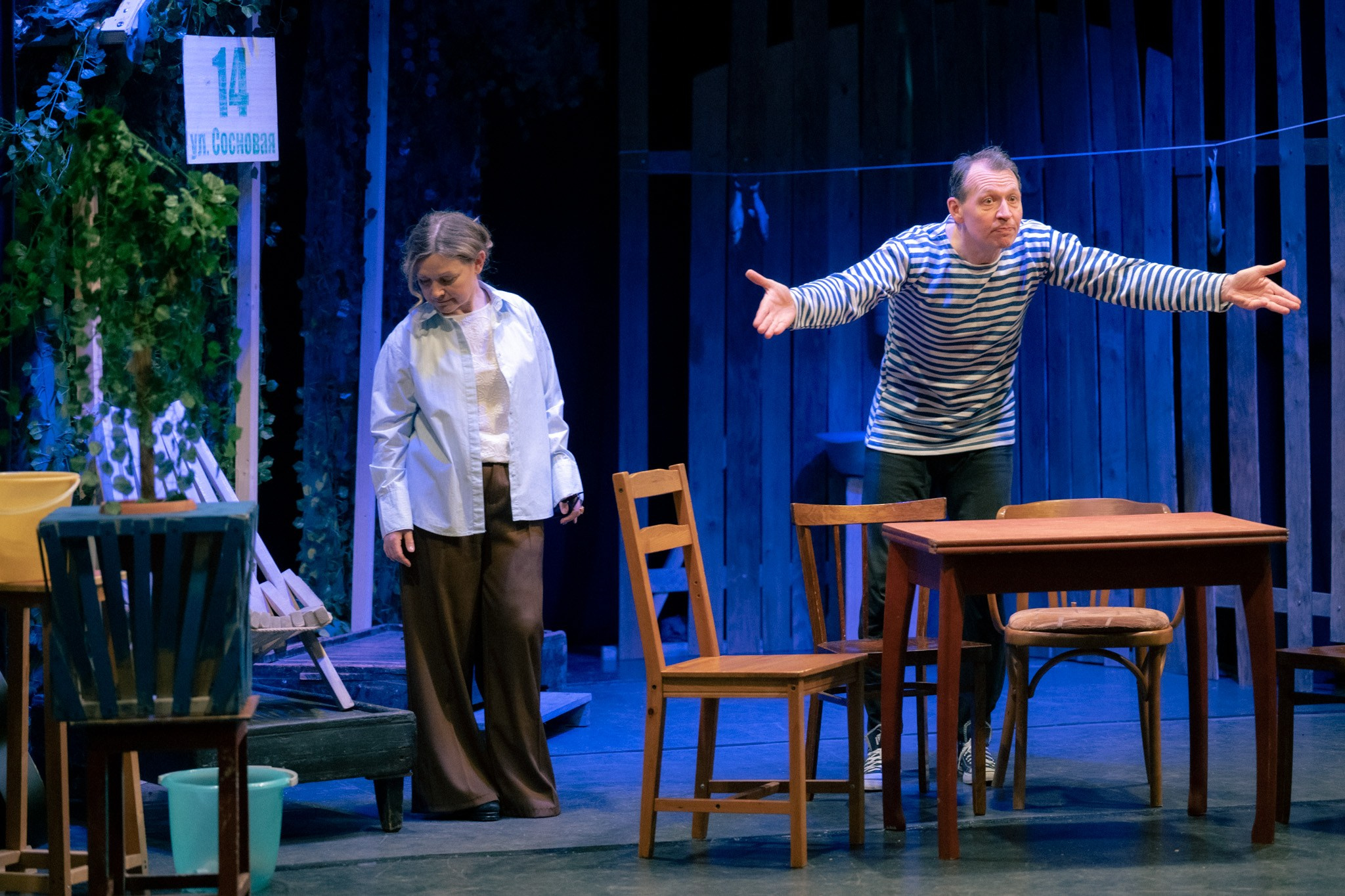 "Дачный роман" спектакль, комедия. Театр "Палитра" режиссёр - Владимир Сабельфельд, особняк Шрёдера