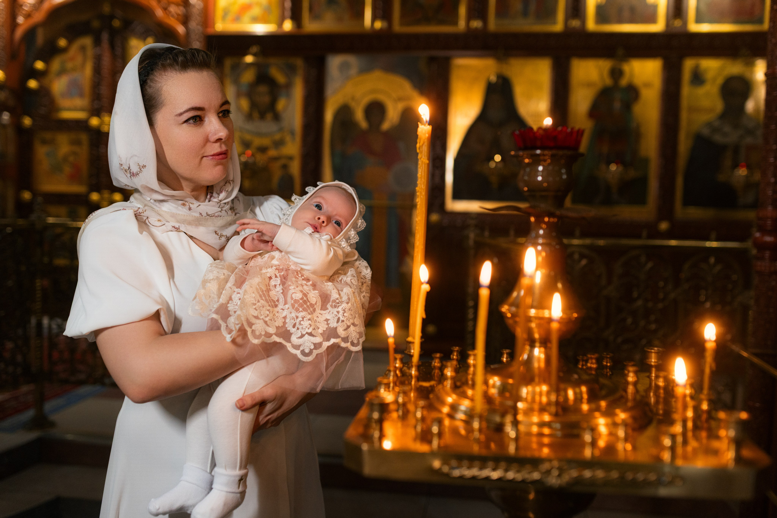 Крещение Алины. Дмитрий Шульгин, портретный фотограф в Воронеже