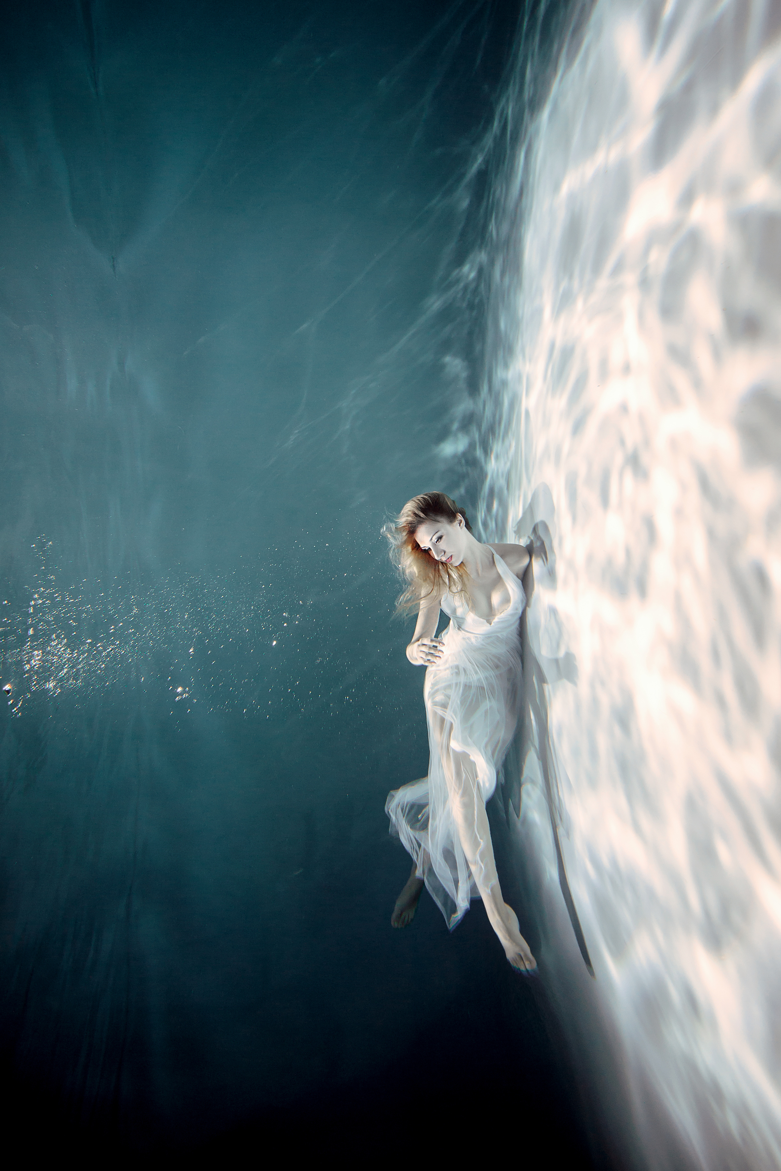 Подводная фотосессия в Москве. Свадебный и семейный фотограф Виктория Носачёва. Щелково, Москва и МО